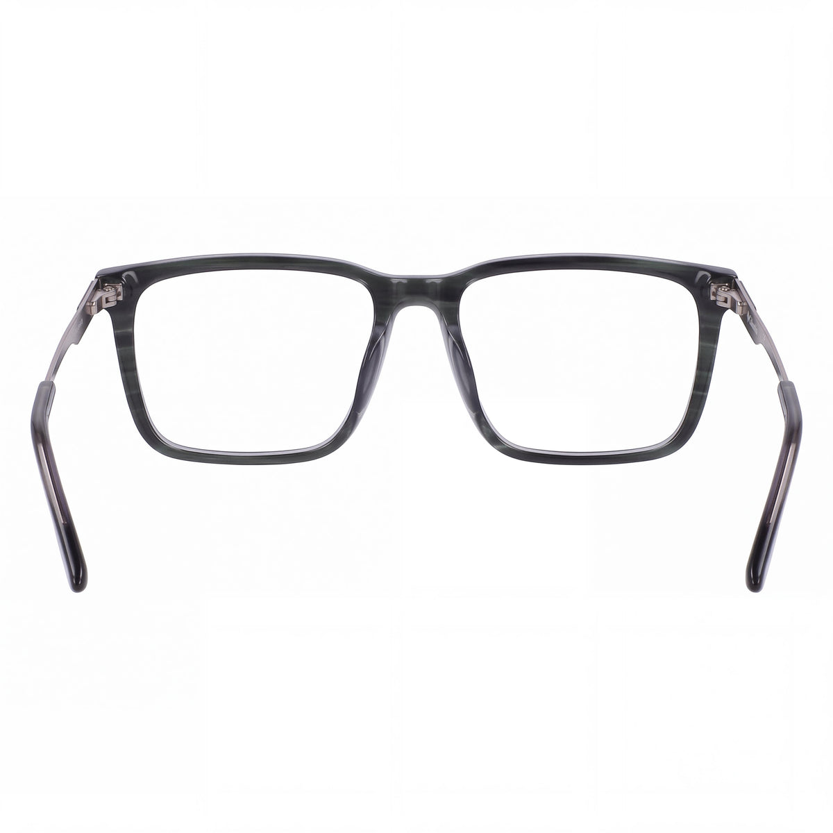 Columbia C8042 Men's Eyewear with Clear Polycarbonate Lenses and Dark Grey Horn Metal Frame 59mm, Photo 4