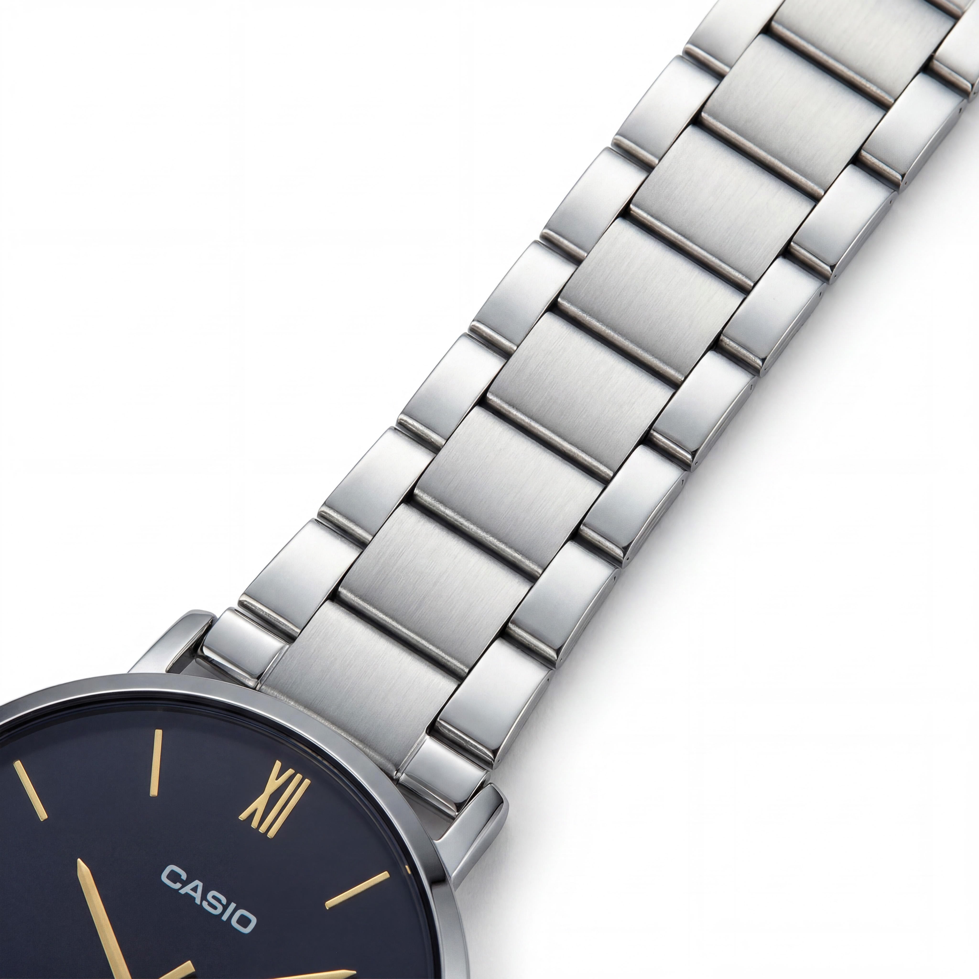 Casio Men's Bracelet Solar Powered Radio Controlled Stainless Steel Case & Band Watch 40mm, Photo 3