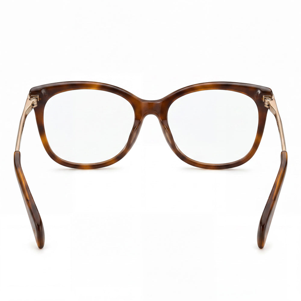 Rag & Bone Rnb 3006 - Montura de metal para mujer, color amarillo, dorado habano, transparente, sin montura óptica, 54 mm