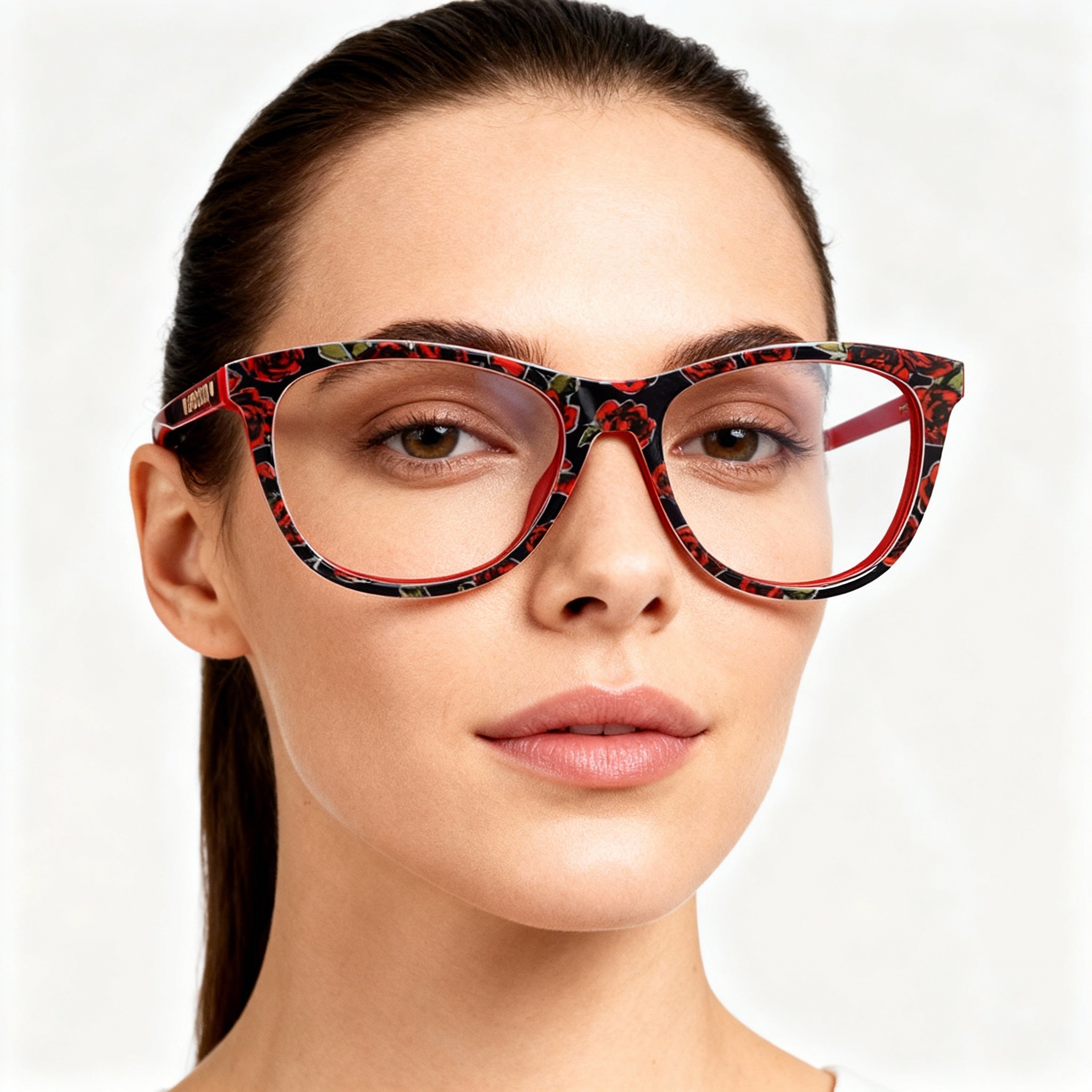 Love Moschino Mol524 Women's Bold Vibrant Red Pattern Acetate Non-Polarized Polycarbonate Sunglasses 53mm, Photo 3