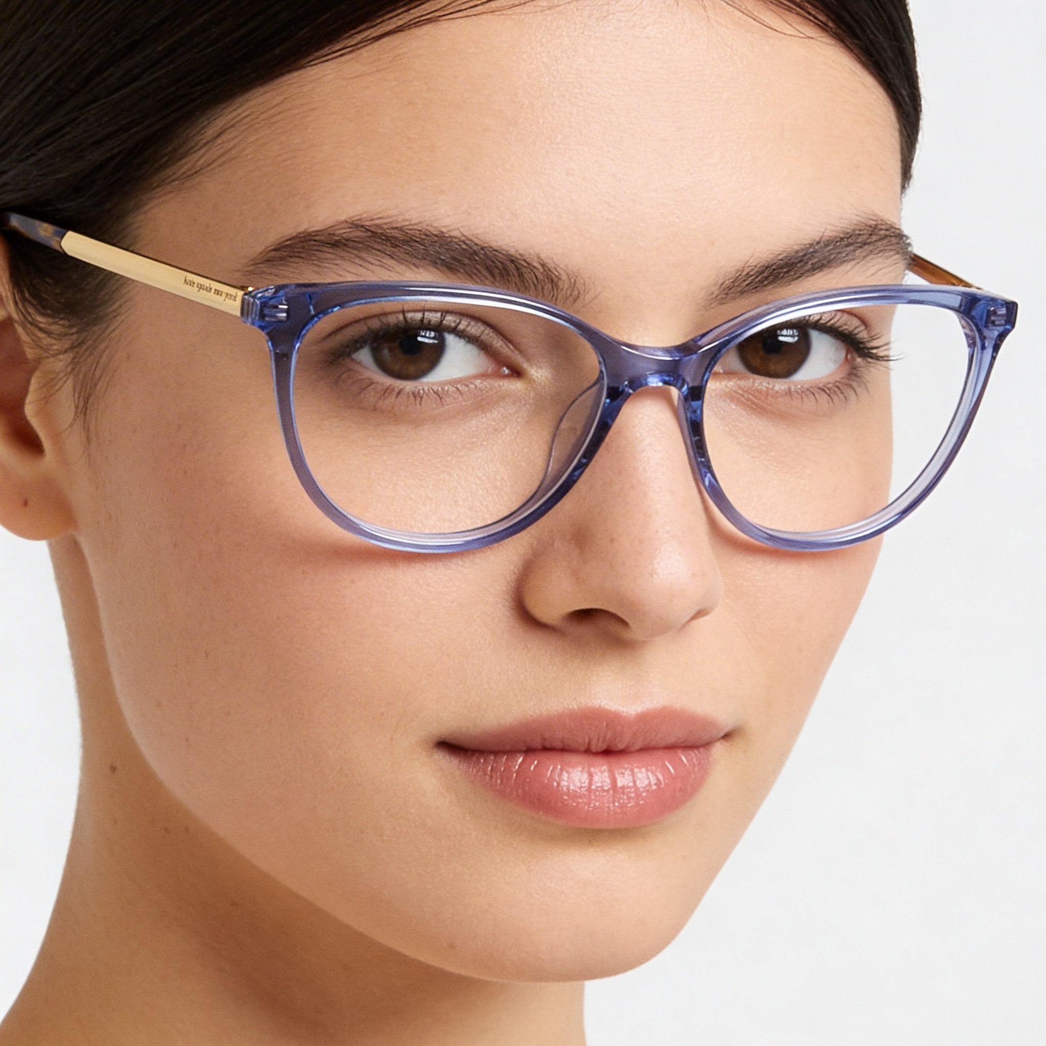 kate spade new york KIMBERLEE Women's Blue Plastic Frame Polarized Polycarbonate Sunglasses 52mm, Photo 4
