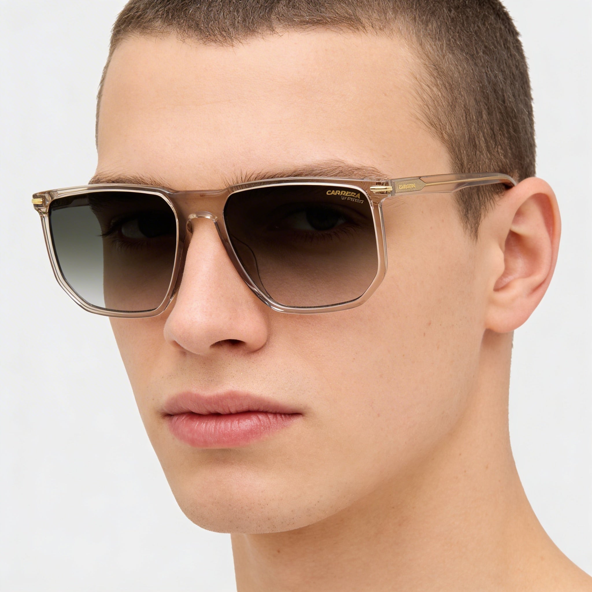 Carrera Casual 329/S Unisex Pink Acetate Green Shaded Non-Polarized 100% UV Protection 58mm Sunglasses, Photo 5