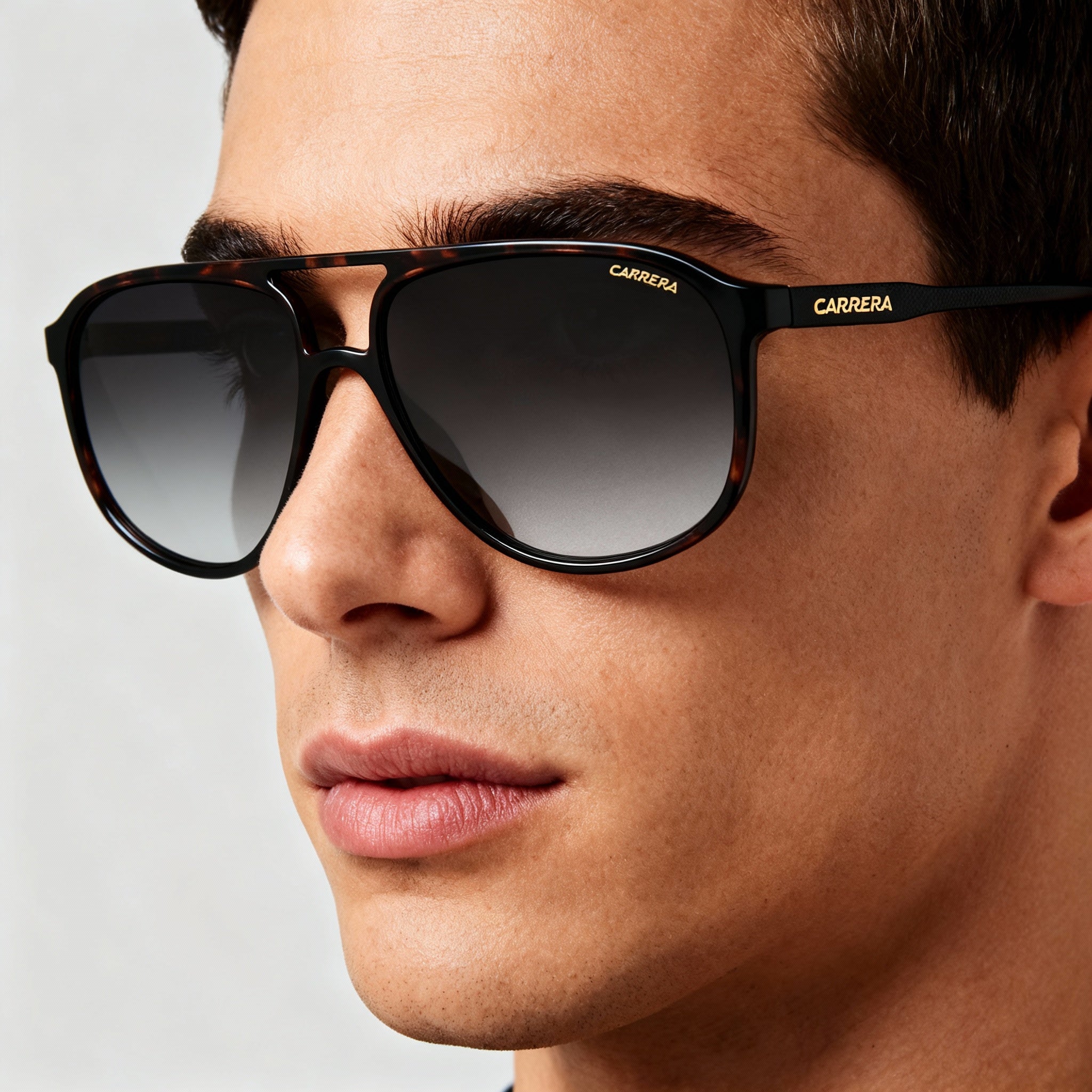 Carrera Sporty Classic Unisex Propionate Havana Frame Gradient Brown Non-Polarized Sunglasses 60-15-140, Photo 3