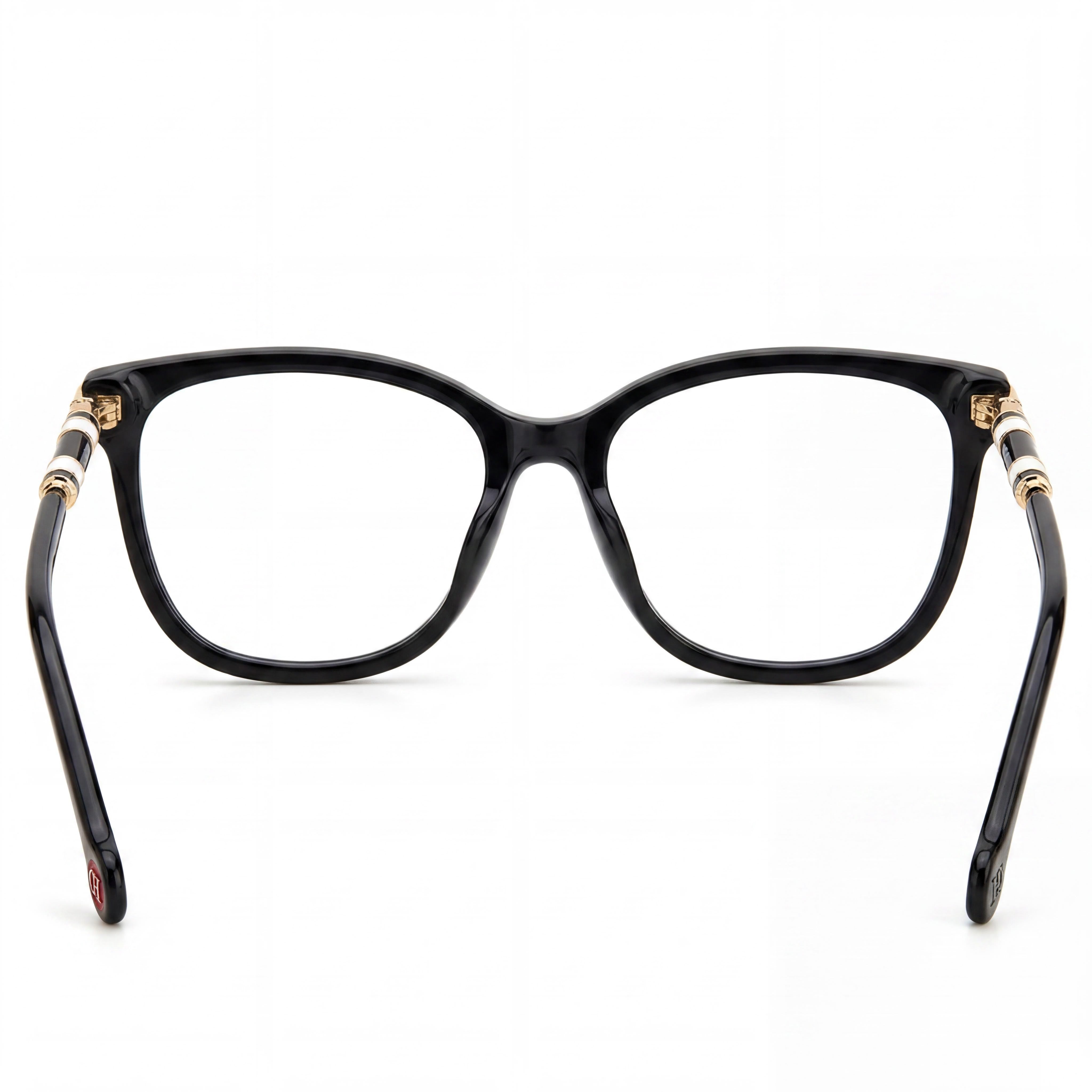 Gafas Carolina Herrera Modern Unisex de Acetato Negro con Ancho de Lente de 55 mm, Puente de 16 mm, Longitud de Patilla de 145 mm, Photo 3