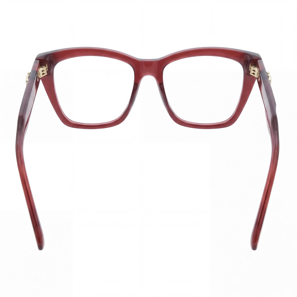Ferragamo Sf3030e Men's Transparent Red Acetate Frame with Transparent Polycarbonate Lenses Optical Frames 54mm, Photo 3