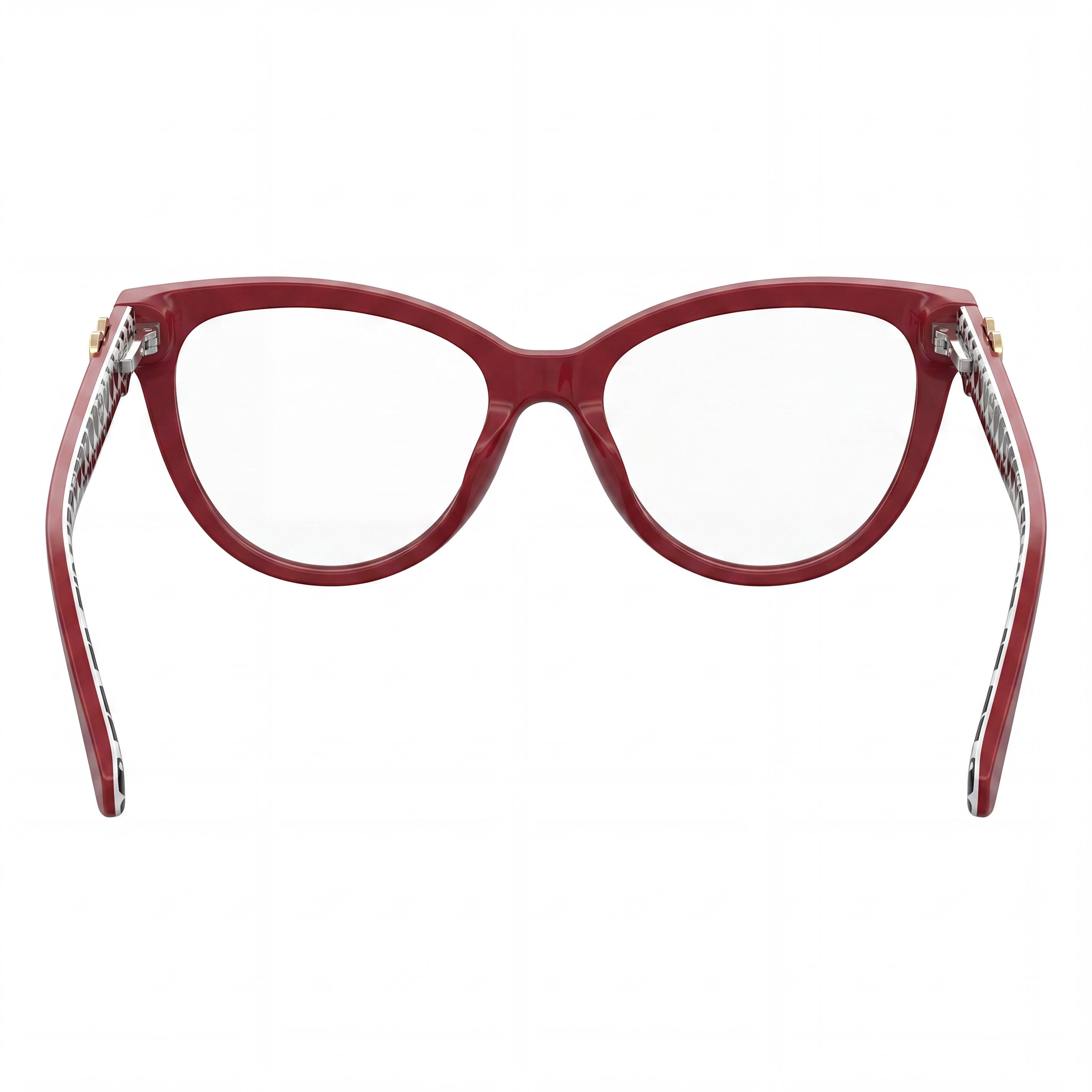 Montura completa de acetato multicolor para gafas de sol Love Moschino CAT-EYE Cat Eye para hombre con logotipo de corazón 52-17-140, Photo 3