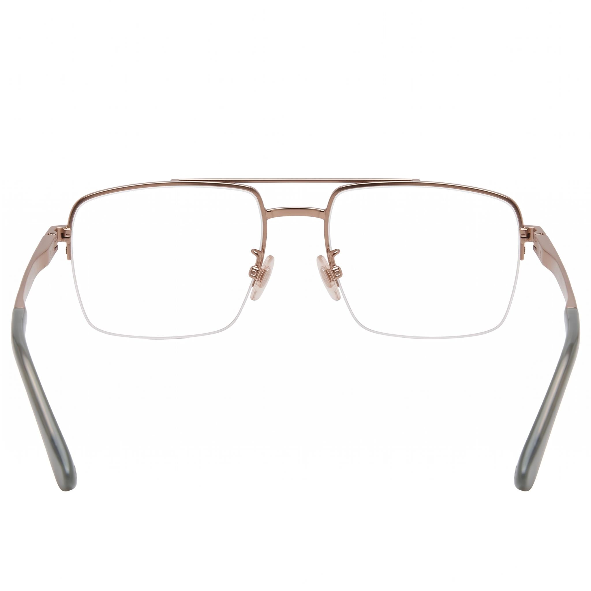 Gafas Rectangulares Police Satin Bronze para Hombre, Metal 55mm, Photo 2