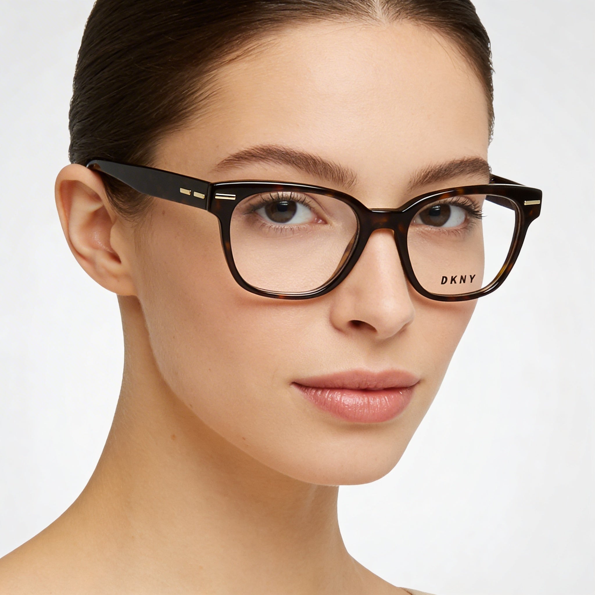 DKNY 0dy4679 Women's Plastic Eyeglasses Frame in Dark Tortoise, Bridge Size 19mm, Temple Length 140mm, Photo 5