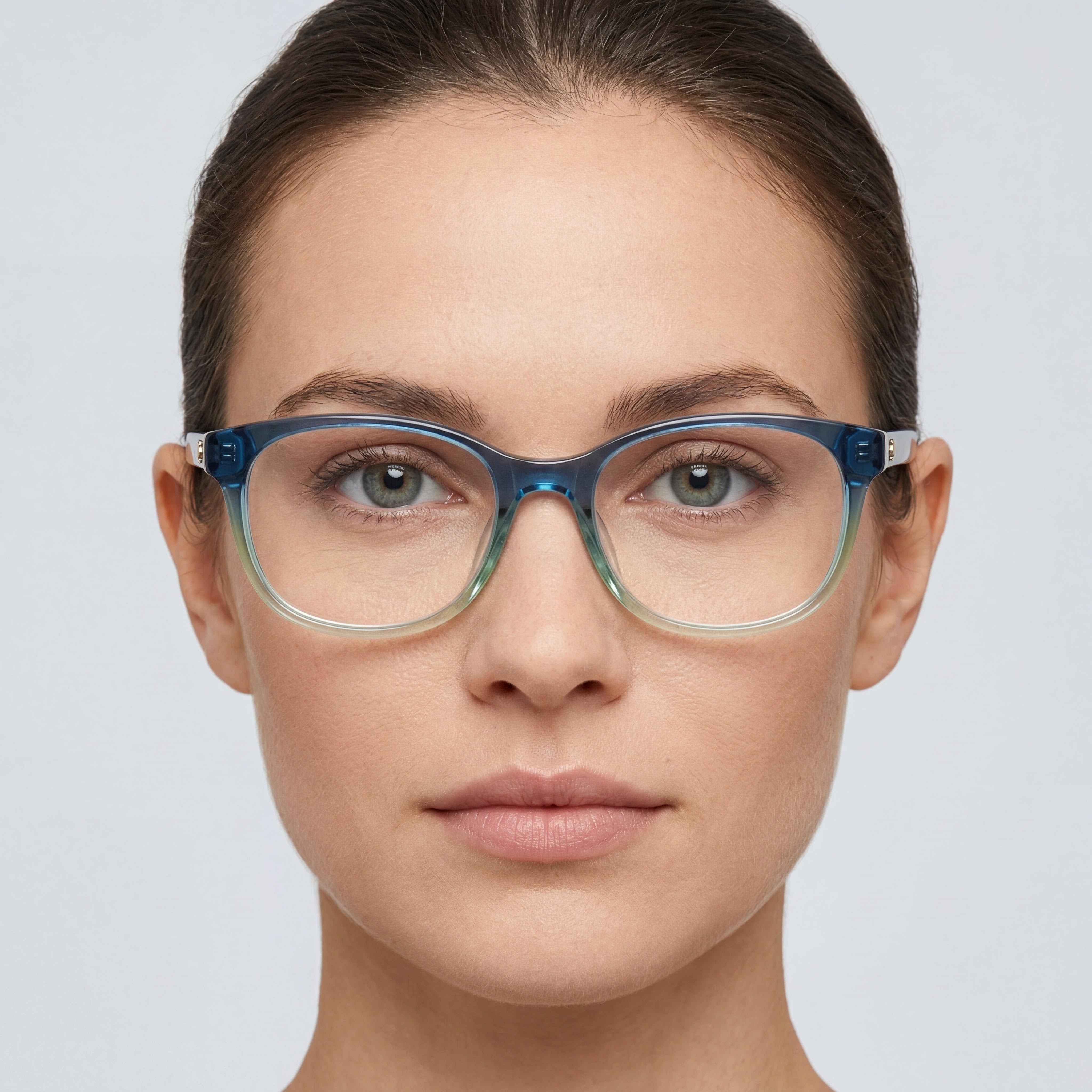 kate spade new york Women's Classic Blue Plastic Frame Sunglasses with Multicolor Lenses, 53-16-140mm, Photo 4