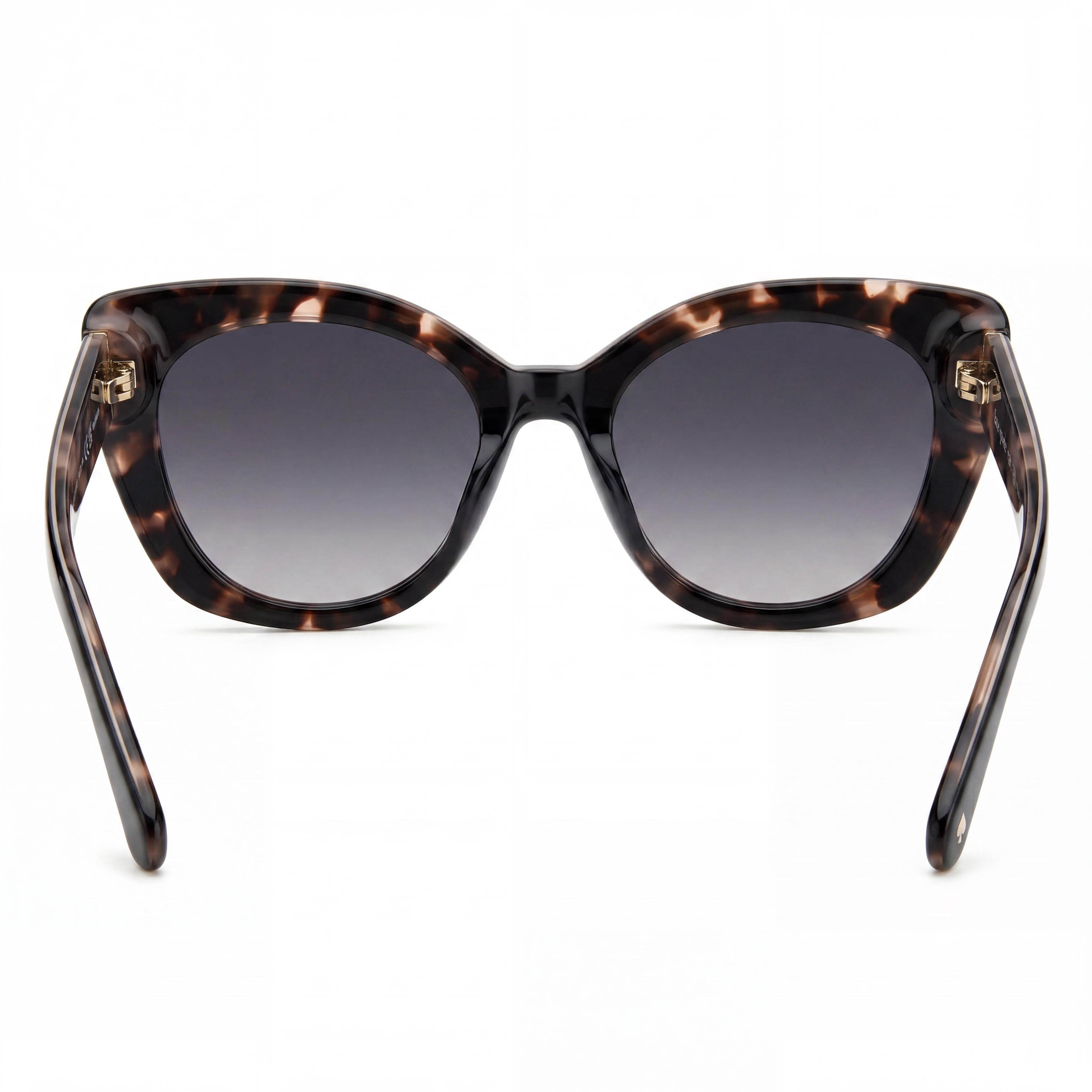 kate spade new york Marigold/S Gafas de sol polarizadas con protección UV para mujer, armazón de plástico gris, negro y rosa habana, lentes grises degradadas, 51 mm, Photo 4