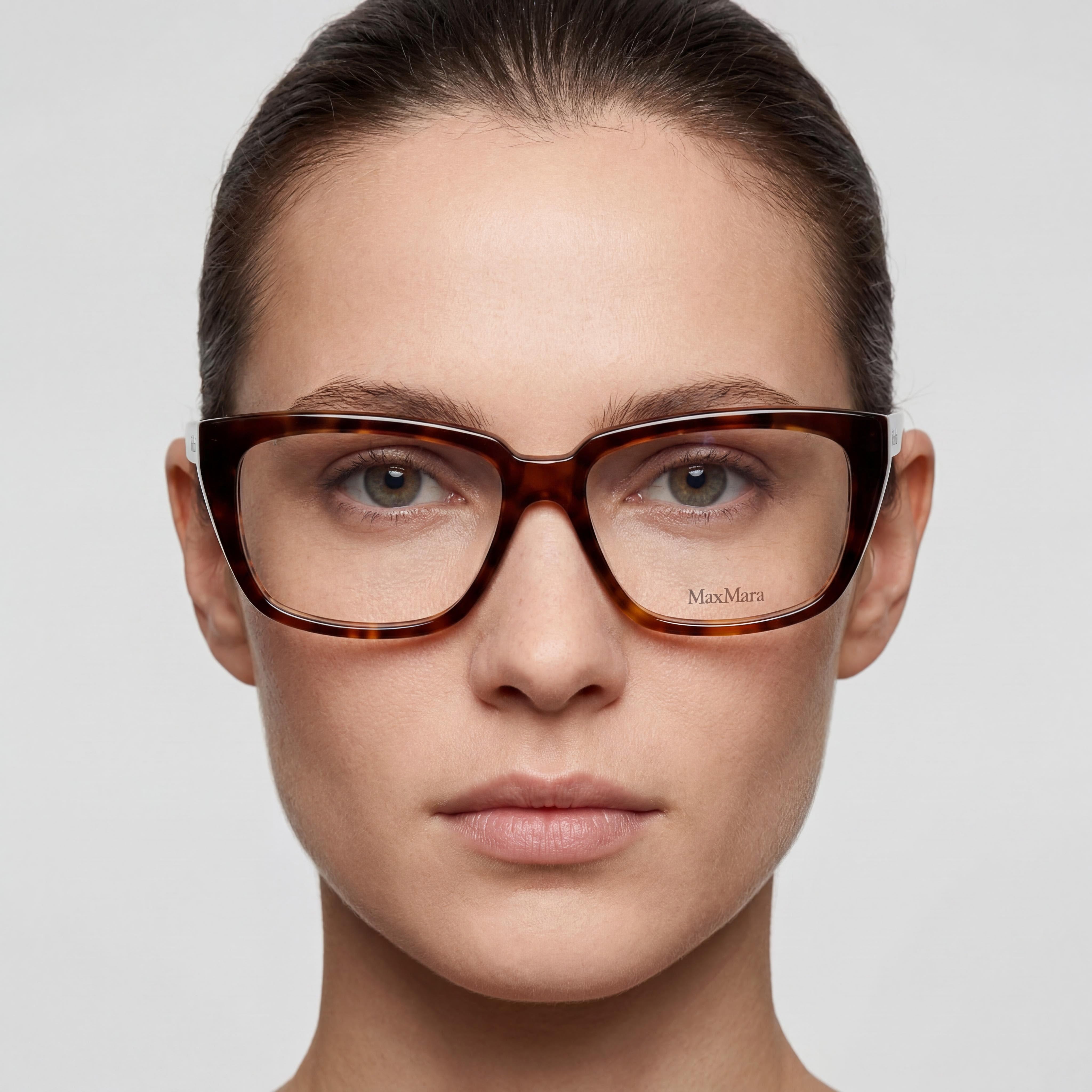 MaxMara MM 5112 Women's Plastic Eyeglass Frames Blonde Havana 15-140, Photo 4