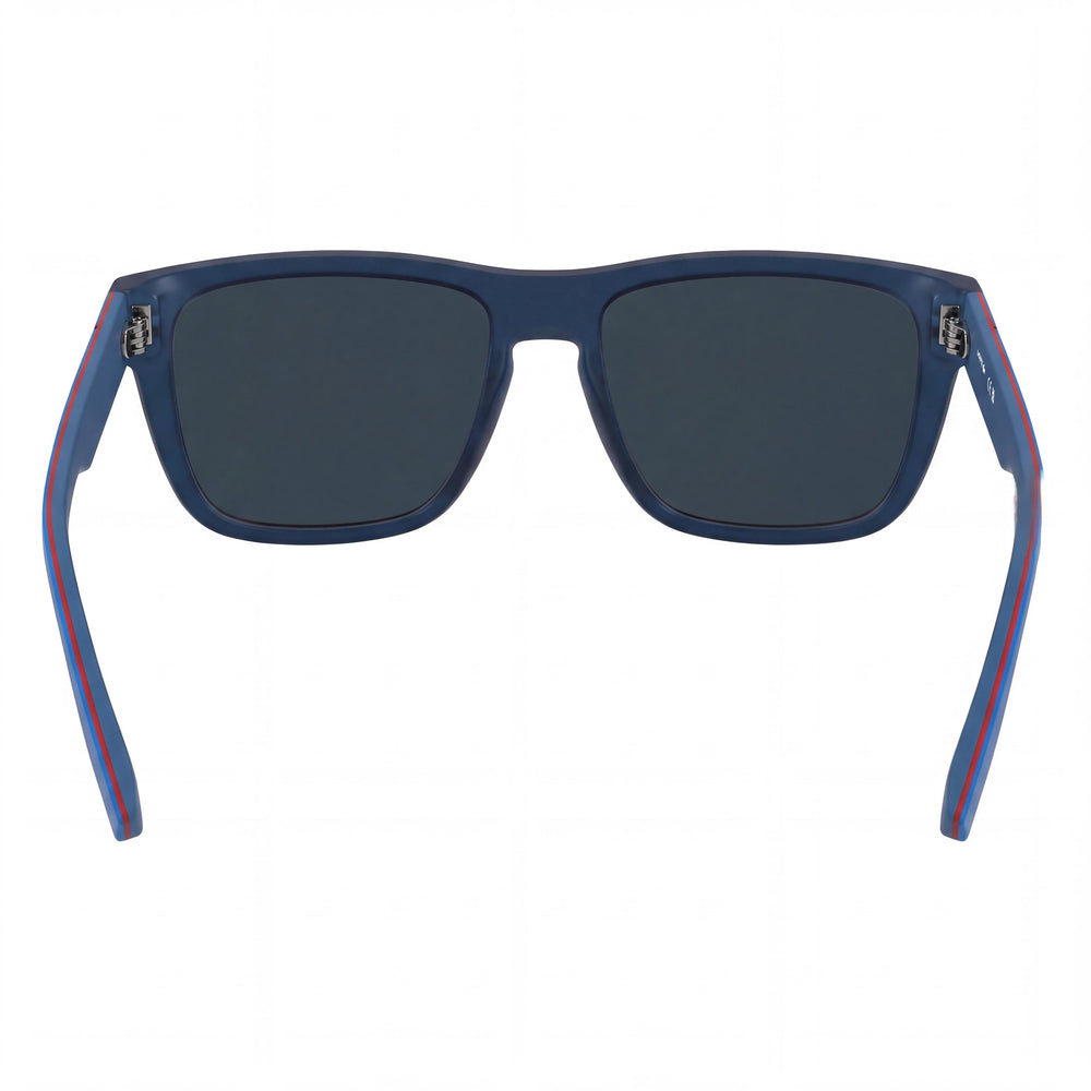 Gafas de sol Lacoste L6058s N para hombre con montura de plástico azul mate y protección UV, ancho de lente de 54 mm