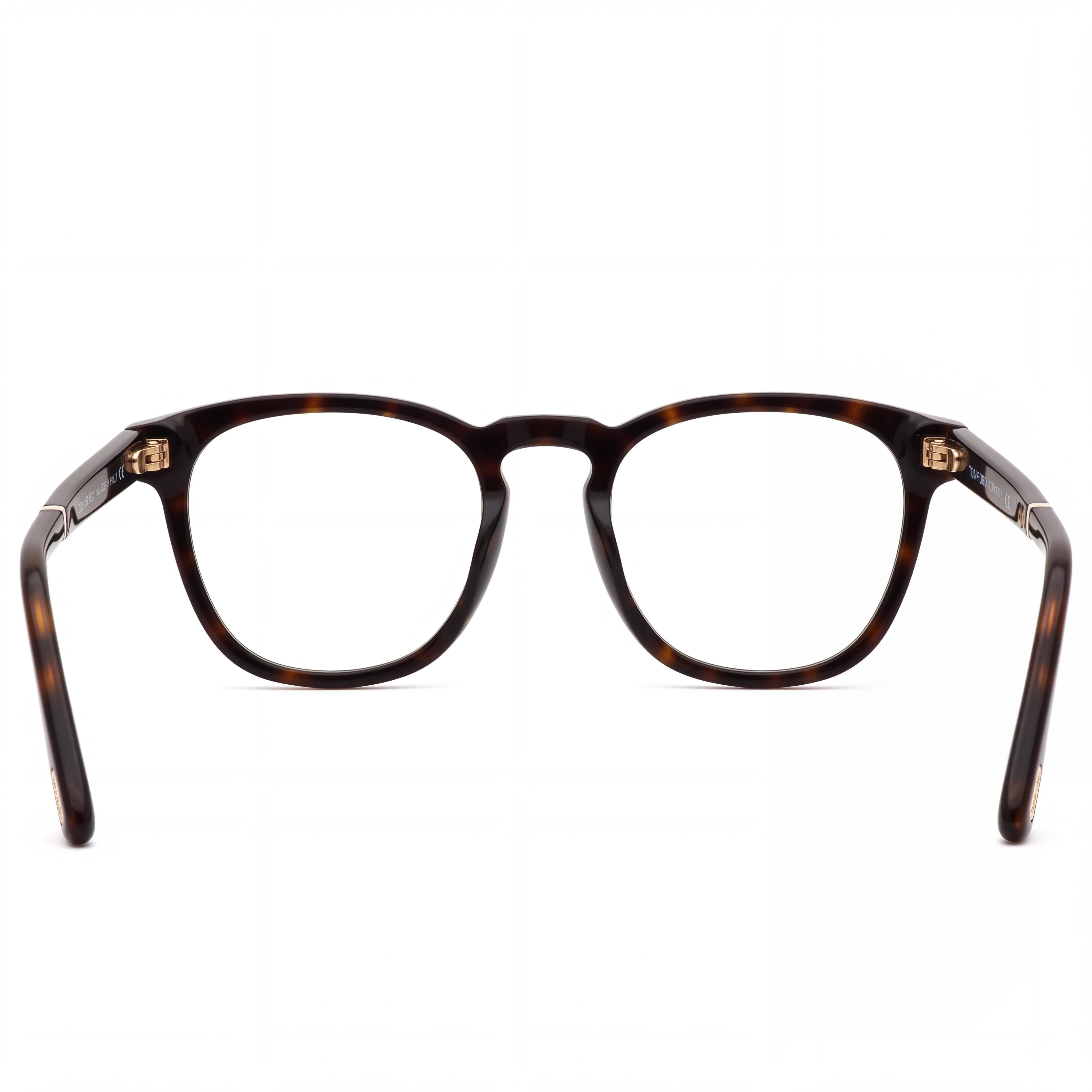 Tom Ford Women's FT5890-B Oval Full-Rim Black Acetate Blue Light Block Eyeglasses 51mm, Photo 3