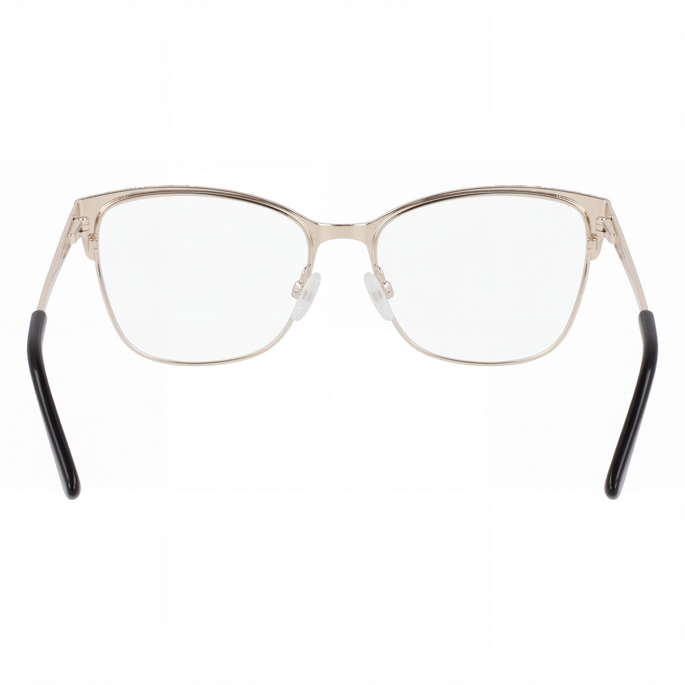 BEBE Bb5221 Men's Acetate Eyeglasses - Jet Lace Frame with Clear Polycarbonate Lenses, 52mm
