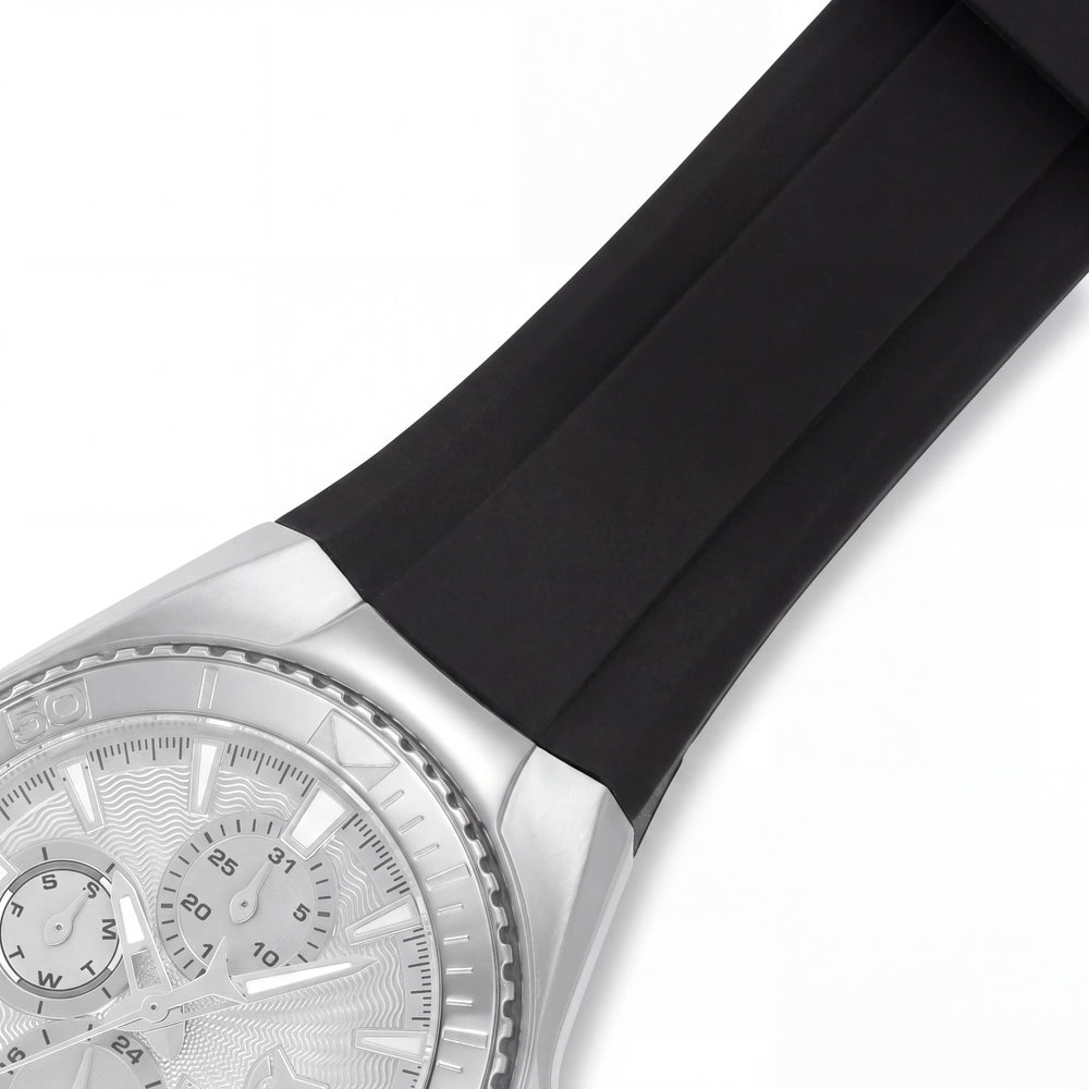 Reloj Cronógrafo TechnoMarine Cruise California de Acero Inoxidable para Mujer, Negro y Acero, 40mm