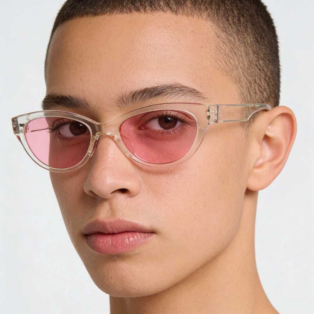 Adidas Sport Unisex Multi-Coloured Plastic Frame Sport Sunglasses with Pink UV Protection Lenses 54mm