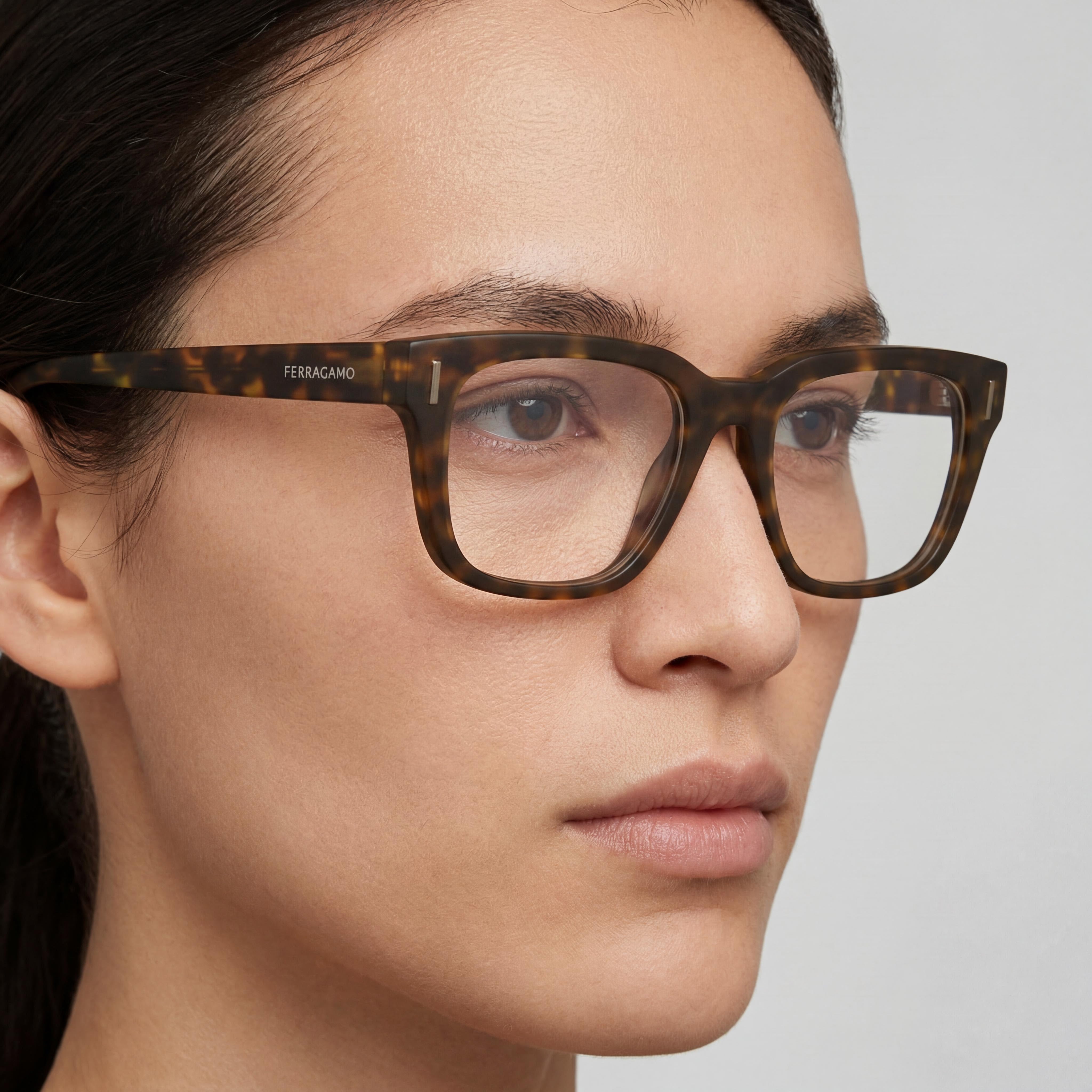 Ferragamo Unisex Eyewear Dark Tortoise Acetate Frame, Multicoloured Polycarbonate Lenses 51-20-145, Photo 3