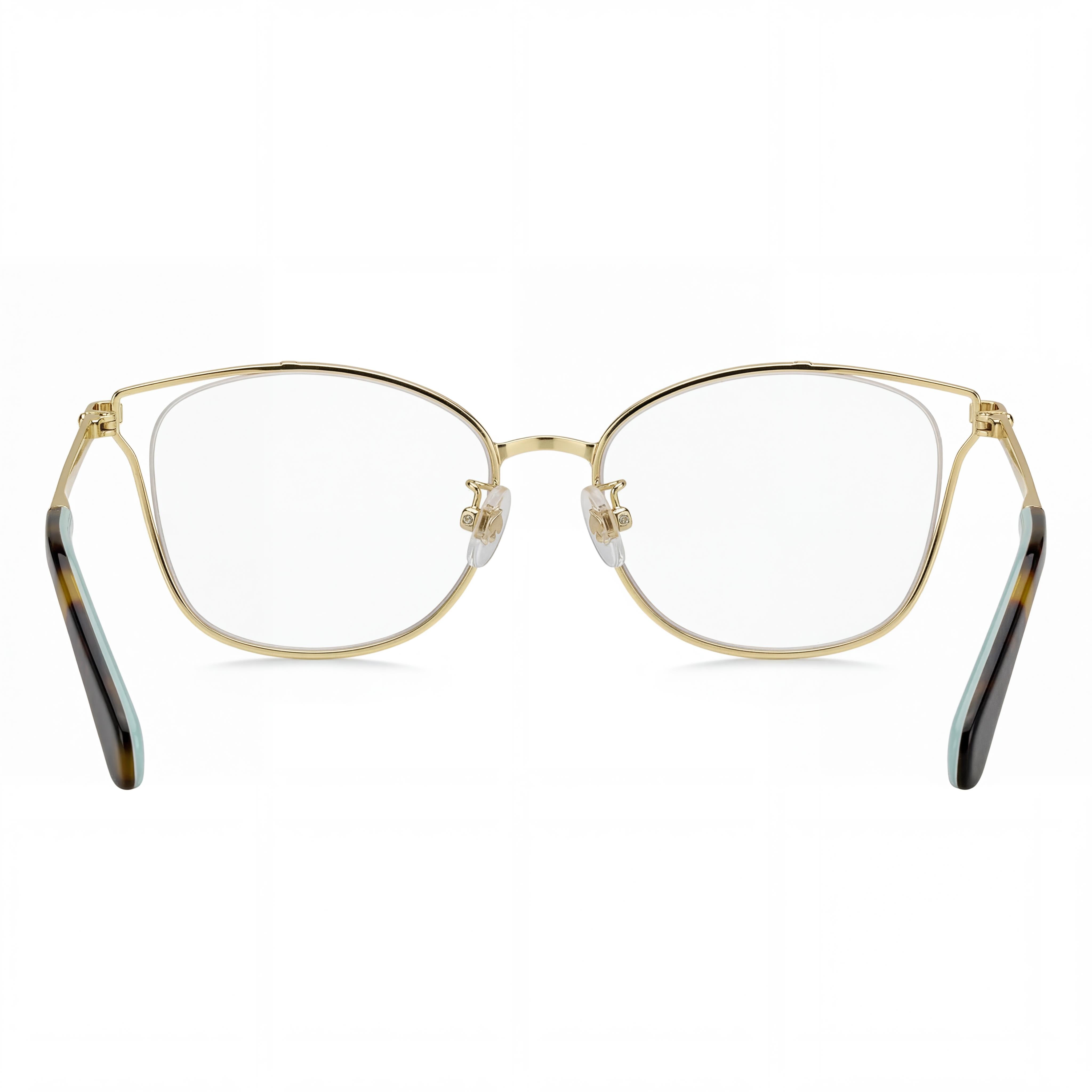 kate spade new york Classic Cat-Eye Women's Dark Havana Stainless Steel Optical Eyeglasses 52mm, Photo 3