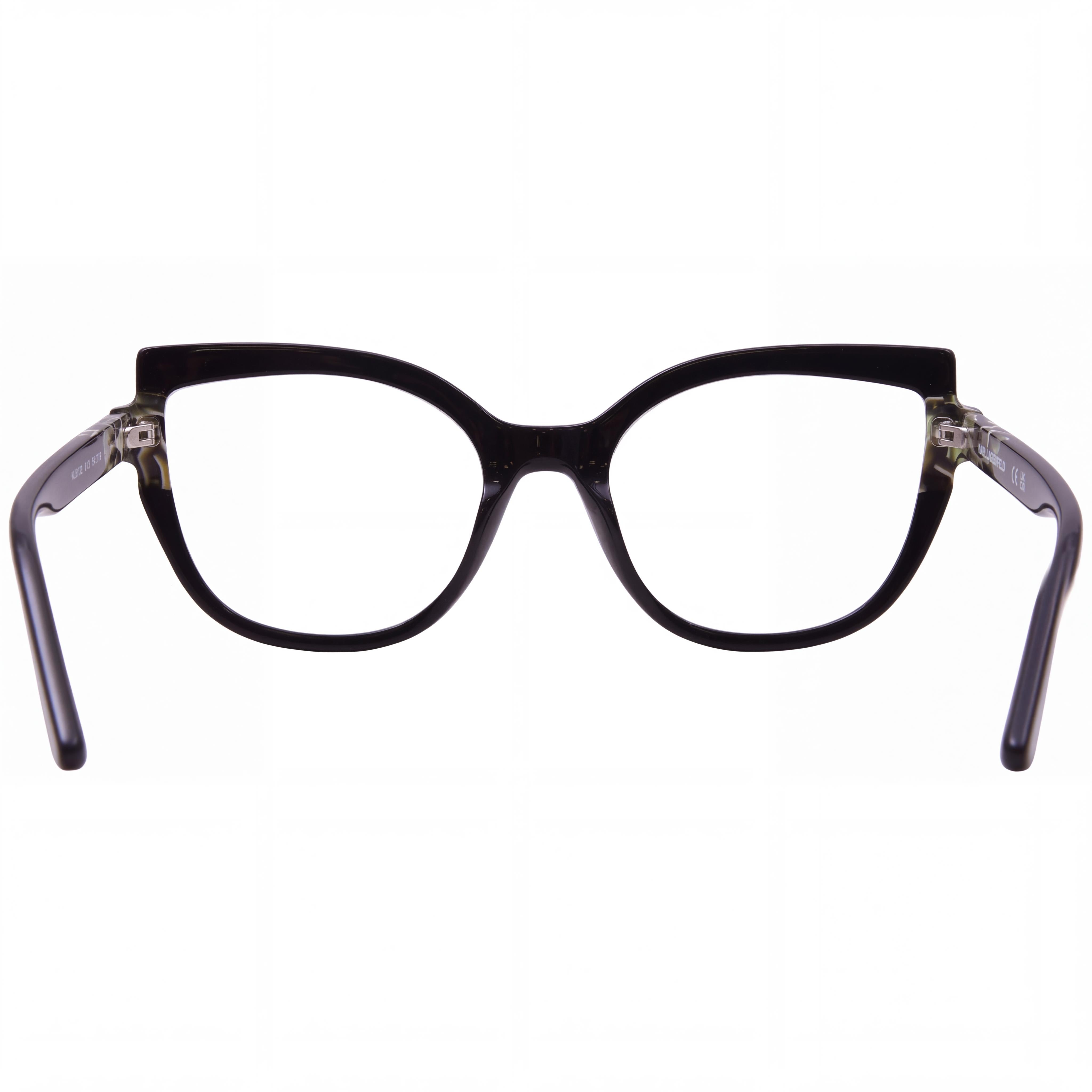 KARL LAGERFELD Modern Unisex Eyewear featuring an Acetate Frame in Black Marble Non-polarised Lenses 54mm, Photo 3