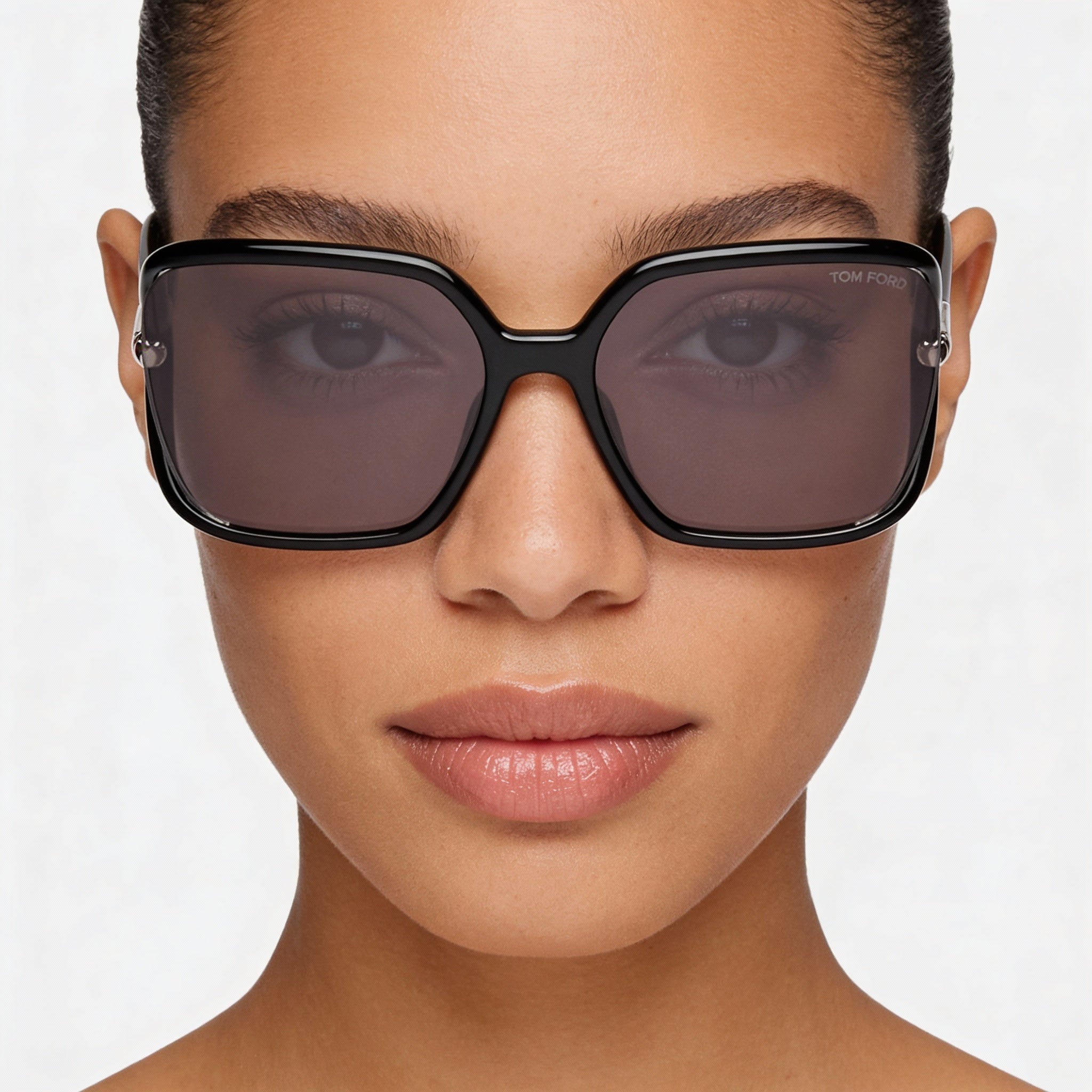 Gafas de sol deportivas Tom Ford Solange FT1089 para mujer, de acetato multicolor, con protección UV, espejo gris, 60-17-120, Photo 4