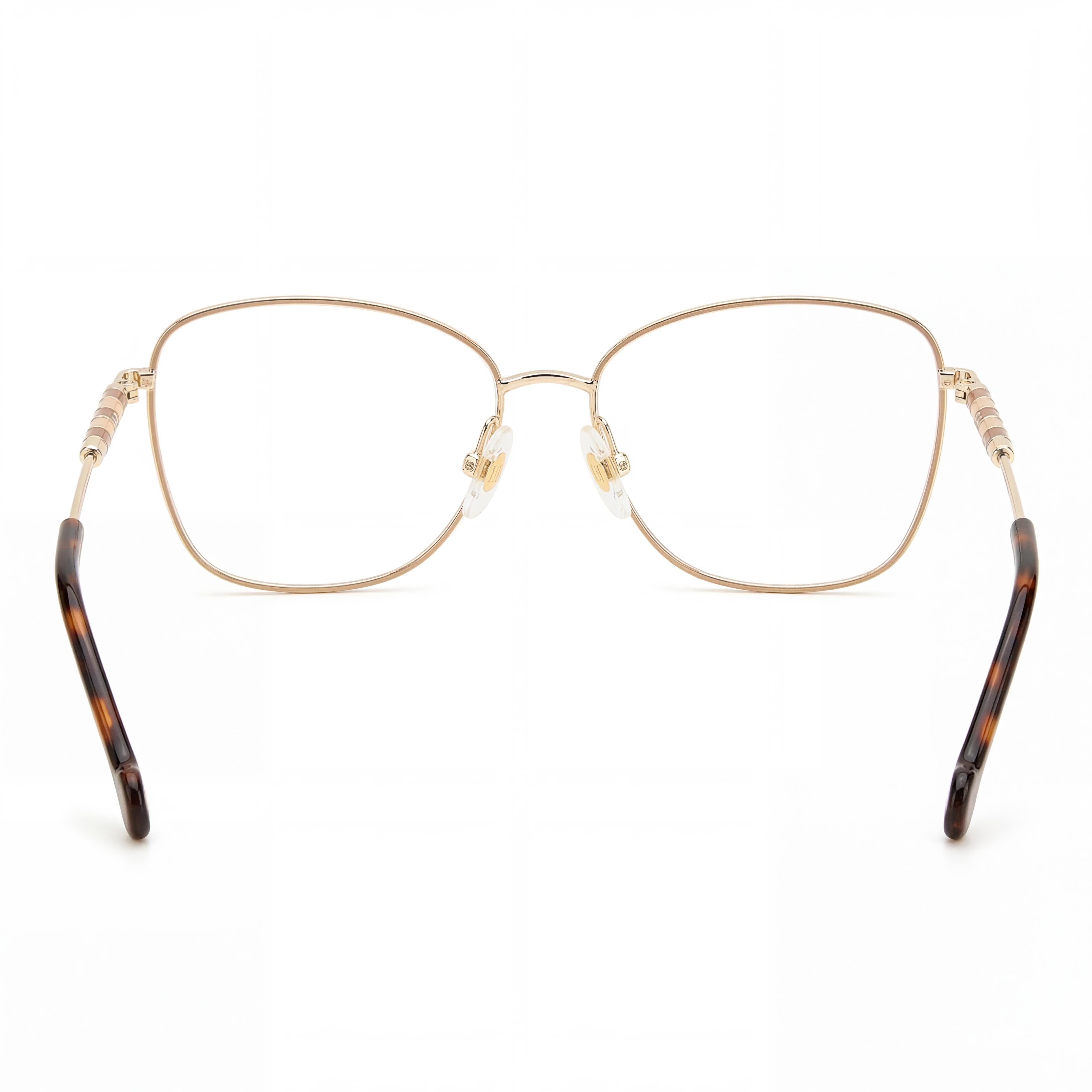 Carolina Herrera Montura Dorada Nude de Acero Aleado para Mujer, Lentes no Graduadas 55mm, Photo 2