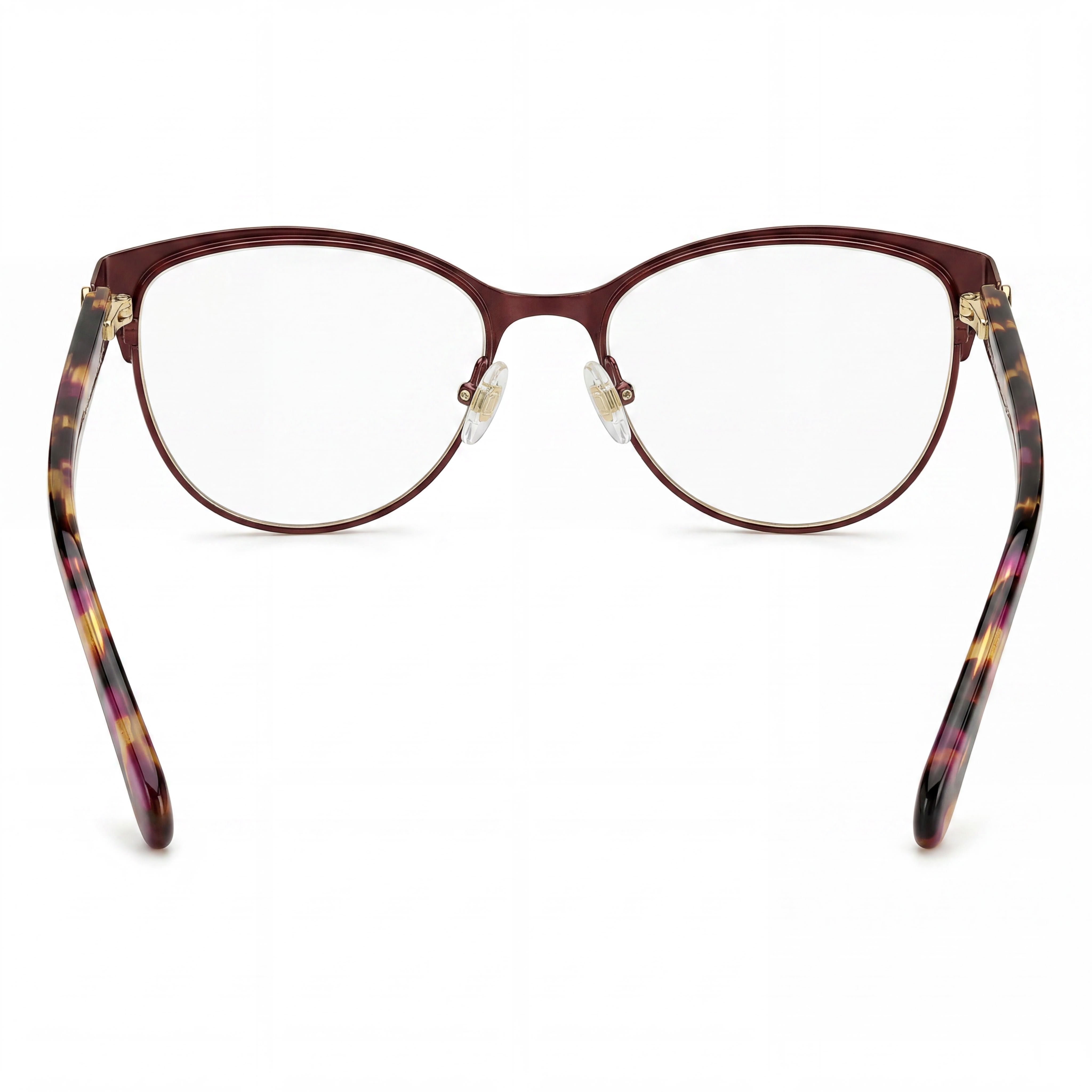 Gafas de sol Kate Spade New York Hadlee MFX 52 para mujer, de acero inoxidable, color ciruela habana, 52 mm, Photo 3