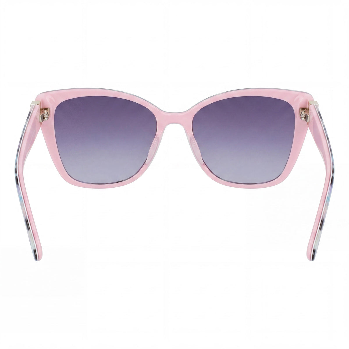 BEBE Lentes clásicos florales de acetato jet para mujer, 55 mm, protección UV, lente multicolor no polarizada, Photo 3