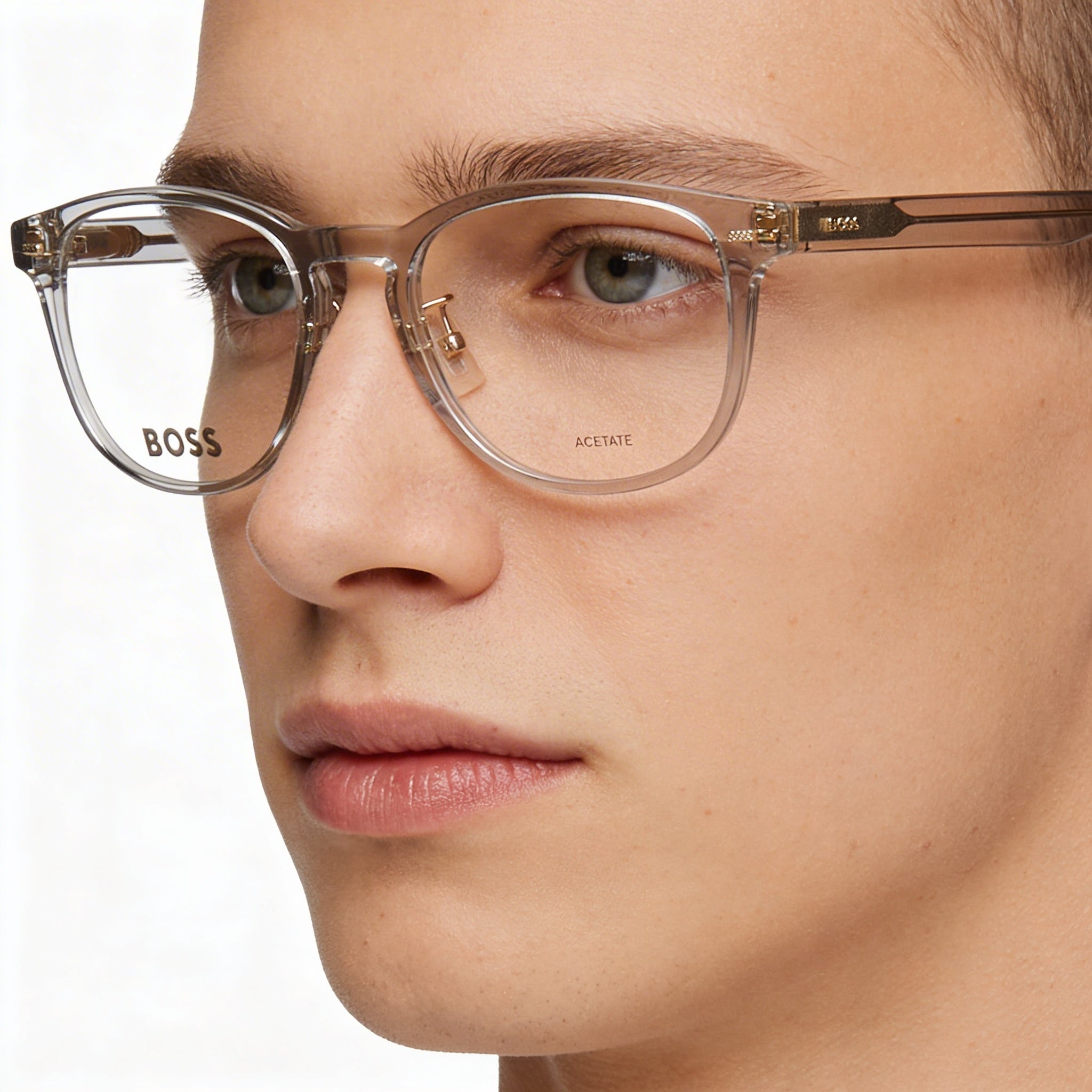 Gafas de Sol Hugo Boss Boss 1479/f Estilo Moderno Unisex, Montura de Acetato Gris, Lentes de Policarbonato de 52mm, Photo 5