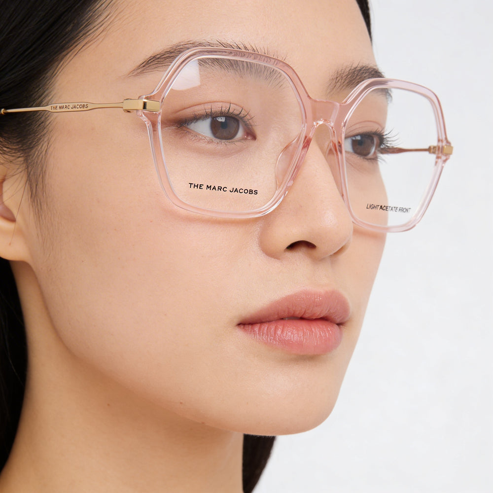 Marc Jacobs Marc 615 Modern Women's Pink Acetate Frame with Pink Polycarbonate Lenses Eyewear, Size 56-17-145mm