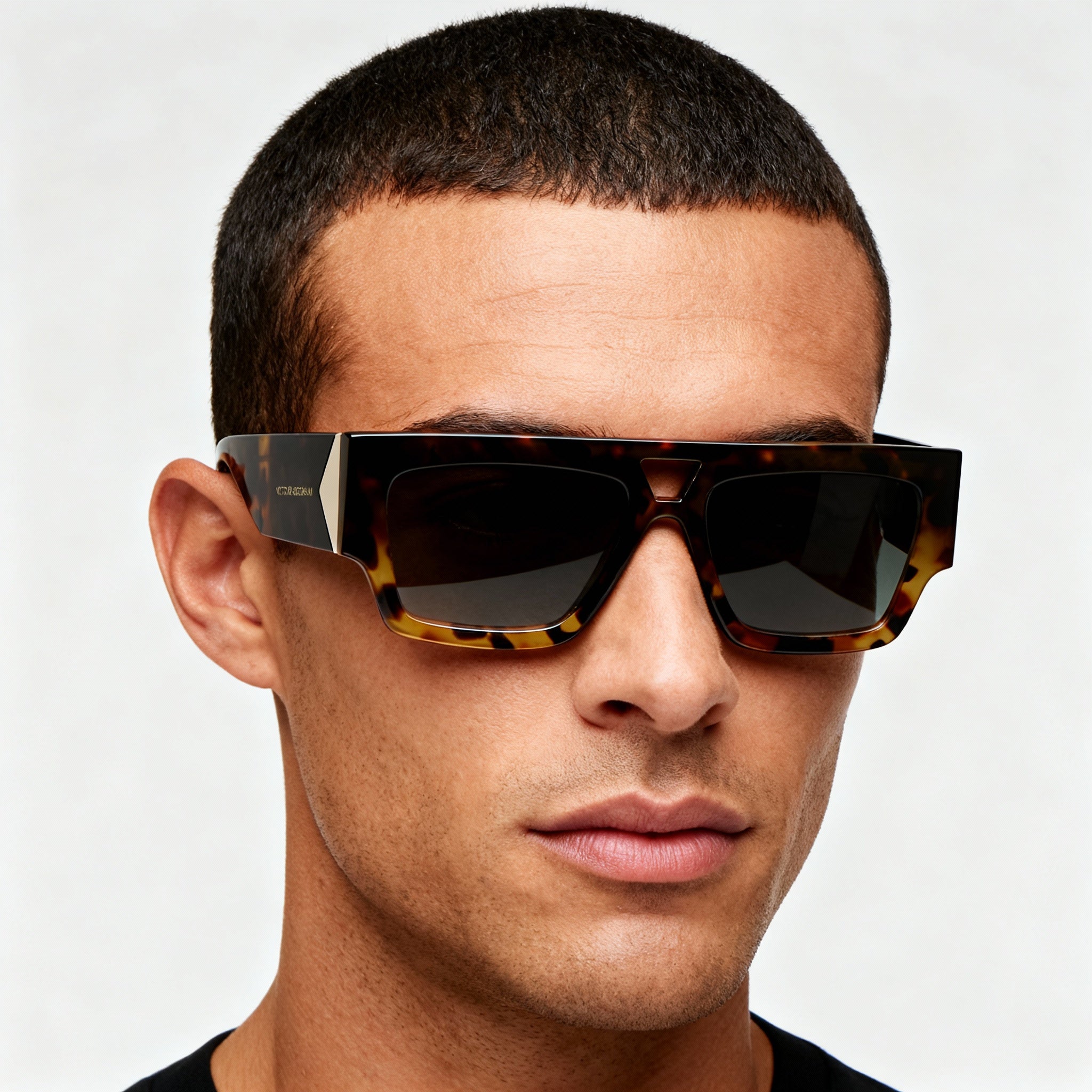 Victoria Beckham Modern VB651S Men's Dark Havana Fade Magnesium Non-Polarized Sunglasses 55mm, Photo 4