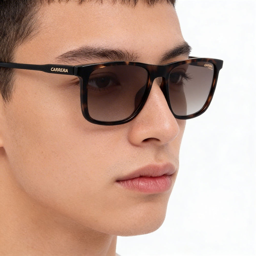 Carrera CARRERA 231/S Unisex Brown Polyamide Frame, Brown Gradient Non-Polarized UV Protection Lenses 55mm