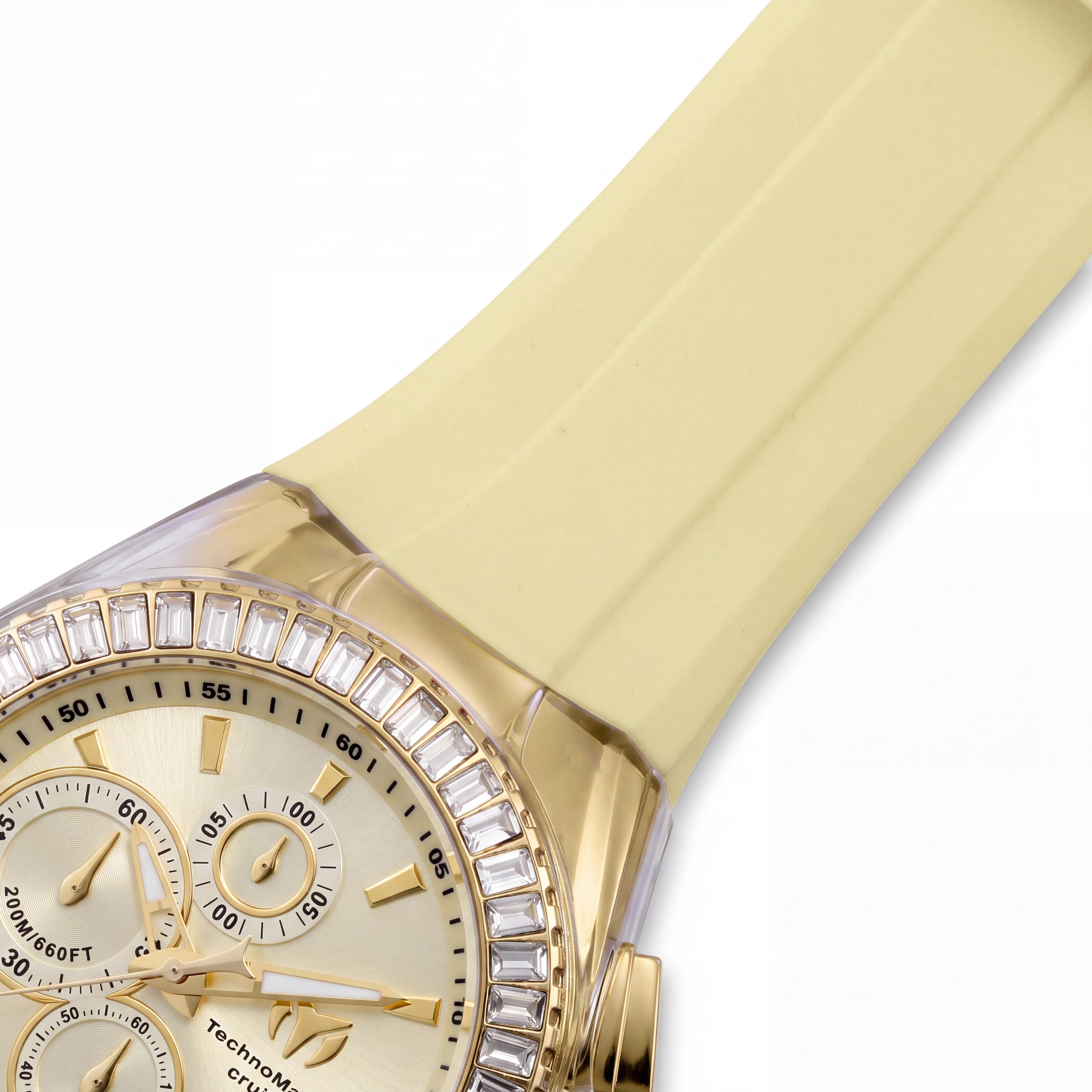 Technomarine Cruise TM-121159 Modern Unisex Gold Stainless Steel Quartz Chronograph Watch 45mm, Photo 3