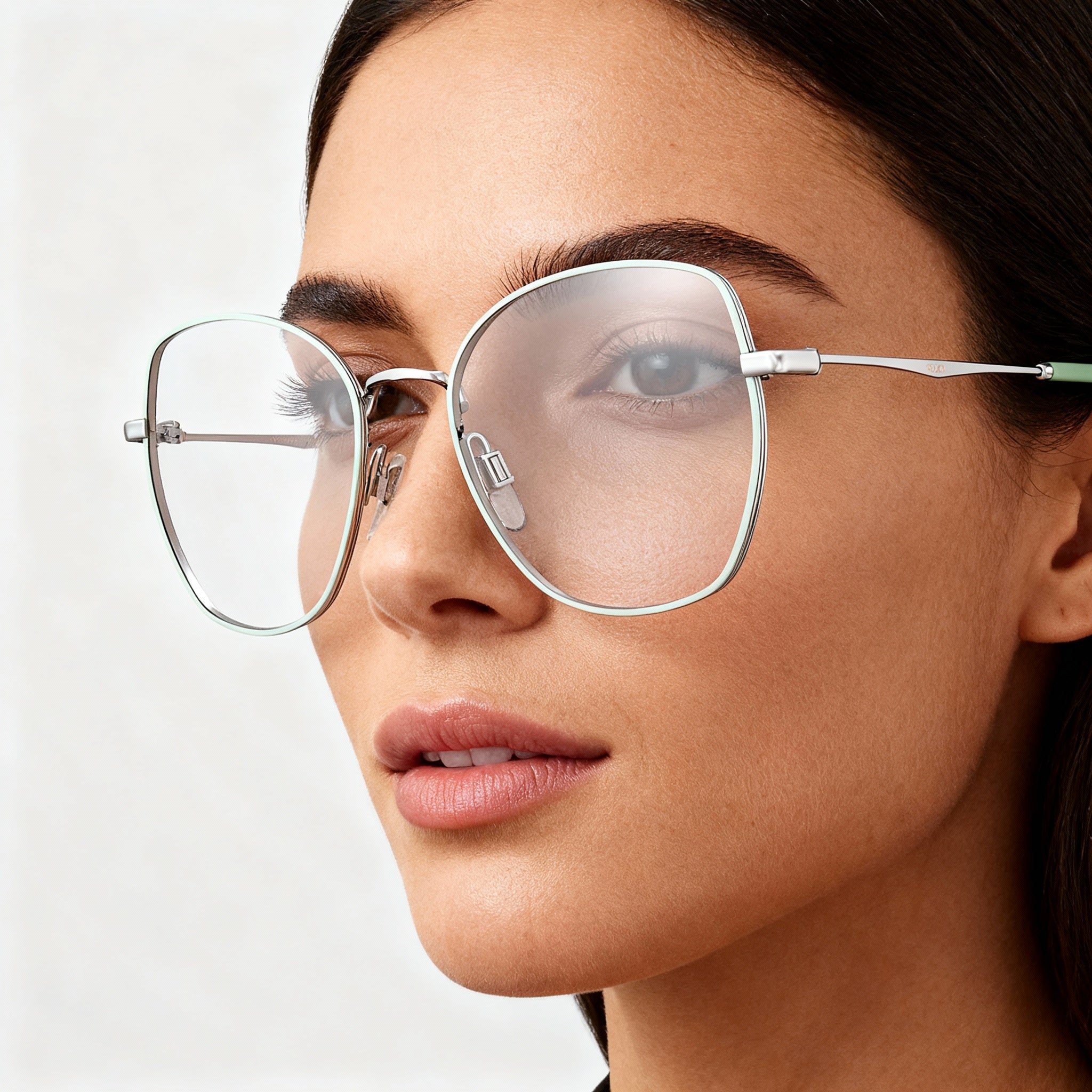 Levi's Women's Green Metal Prescription Eyeglass Frames, Size 52-18-145, Photo 5