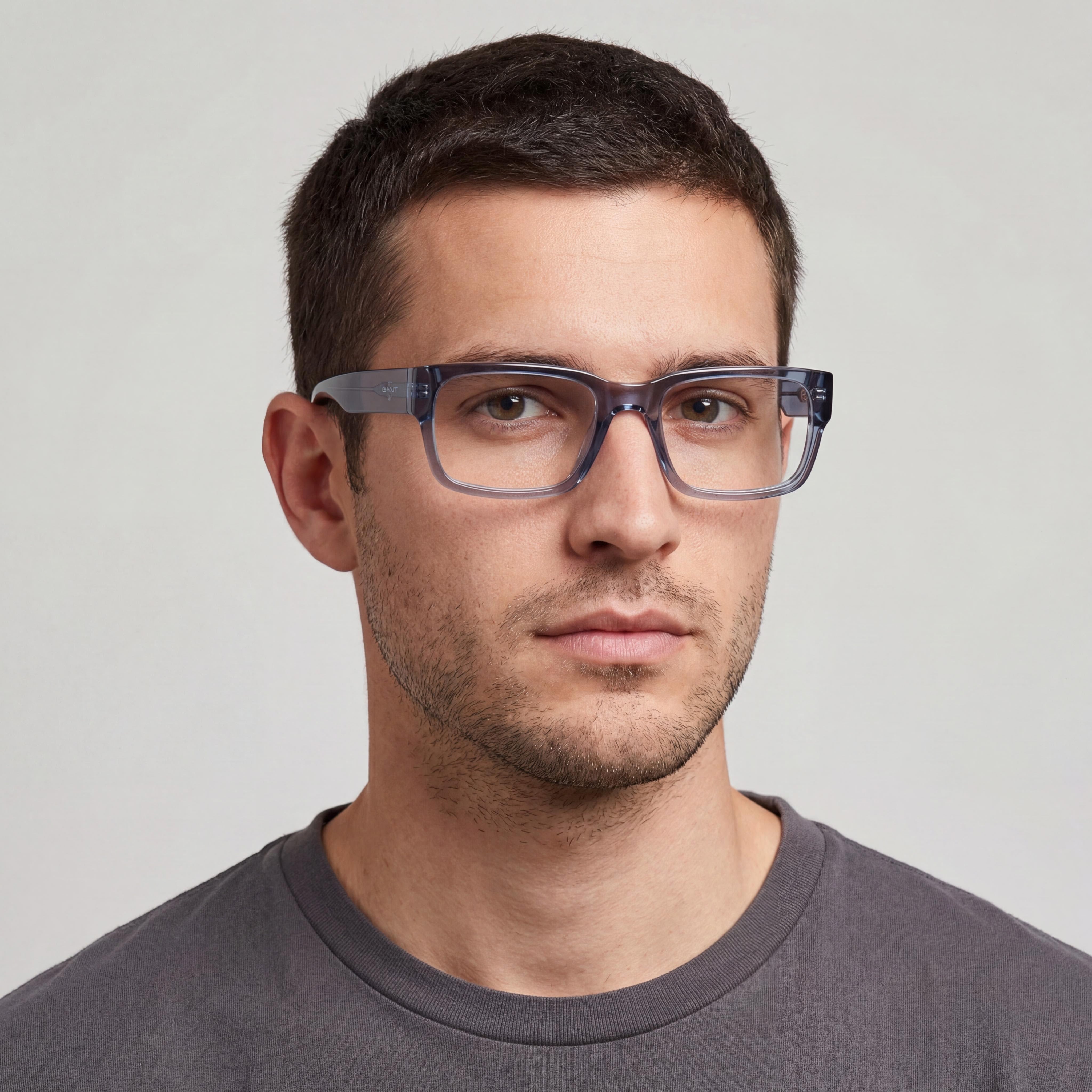 GANT Classic Unisex Plastic Frame Shiny Blue Multicolor Non-Polarized Sunglasses 55mm, Photo 5