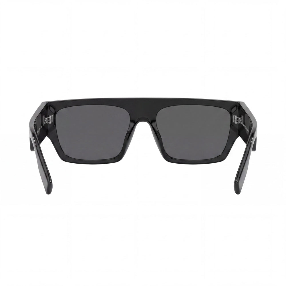 Gafas de sol clásicas Burberry para mujer, montura de plástico multicolor, lentes gris oscuro, protección UV, 58 mm, aptas para lentes graduadas