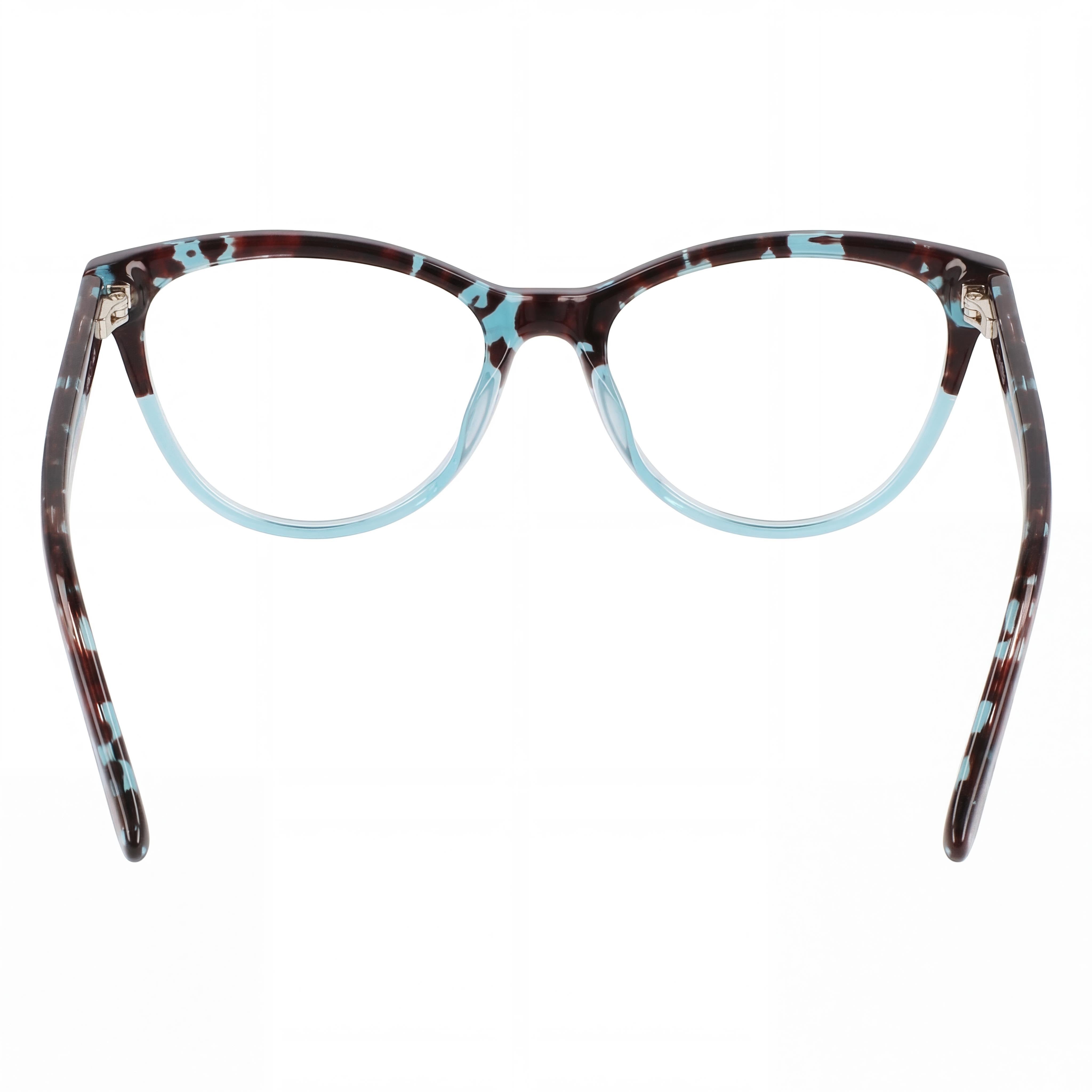 Gafas de vista unisex Calvin Klein CK21519 Cat Eye, montura de plástico azul habana transparente, 53 mm, Photo 3