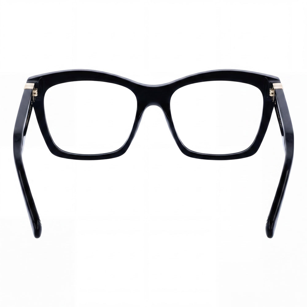 Ferragamo Sf3022 Gafas de hombre, montura de acetato negro, lentes no polarizadas, 53-17-140