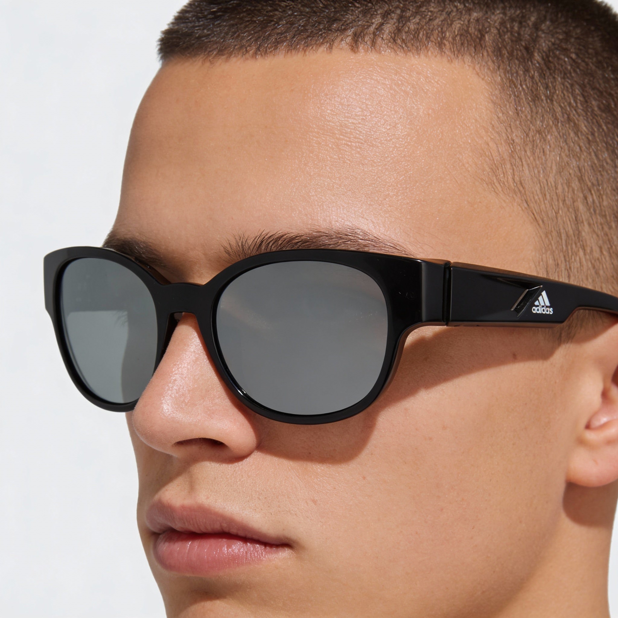 adidas Classic Unisex Black Plastic Frame Polarized UV Protection Sunglasses 55mm, Photo 3