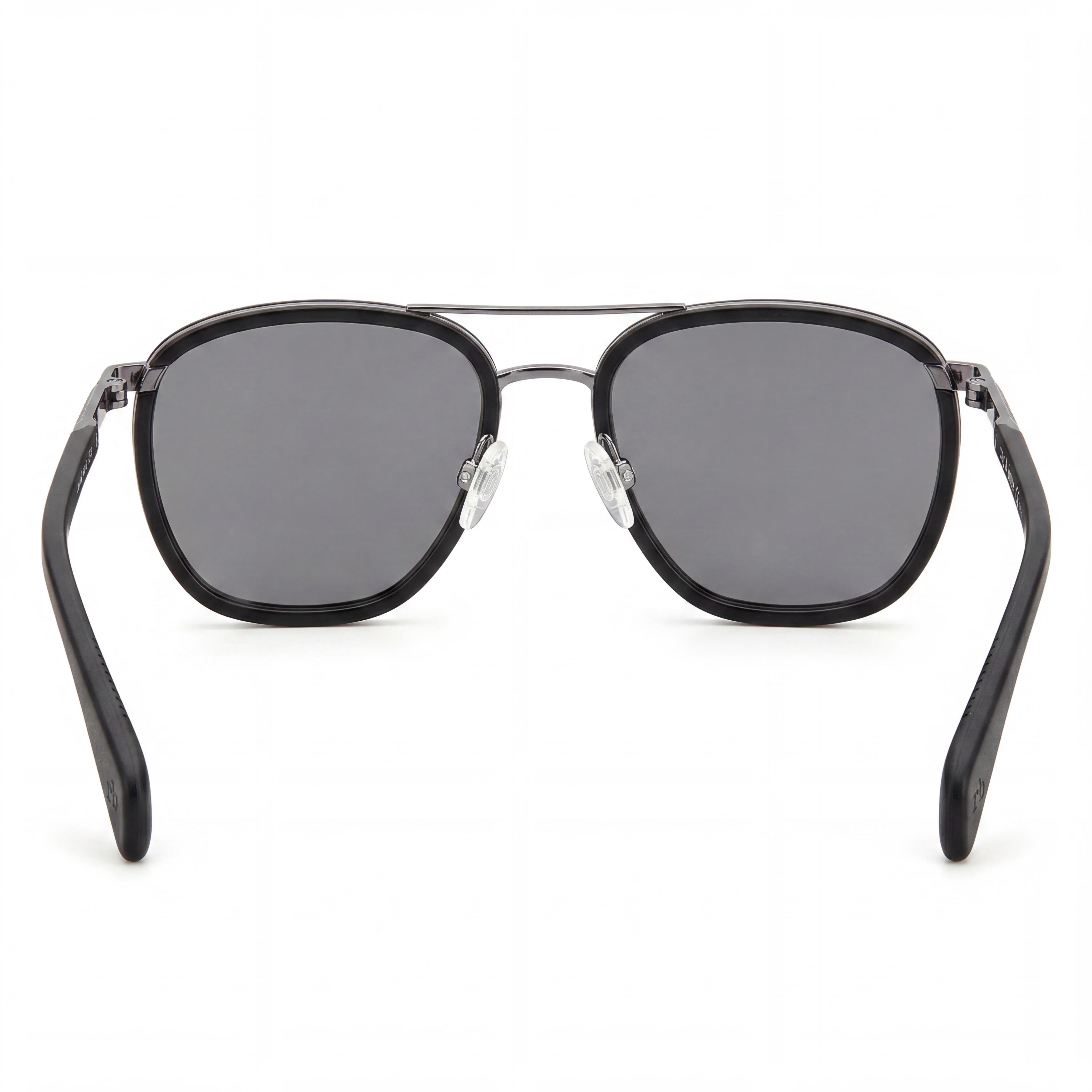 rag & bone Classic Men's Polarized Metal Sunglasses Black Grey 54mm, Photo 4