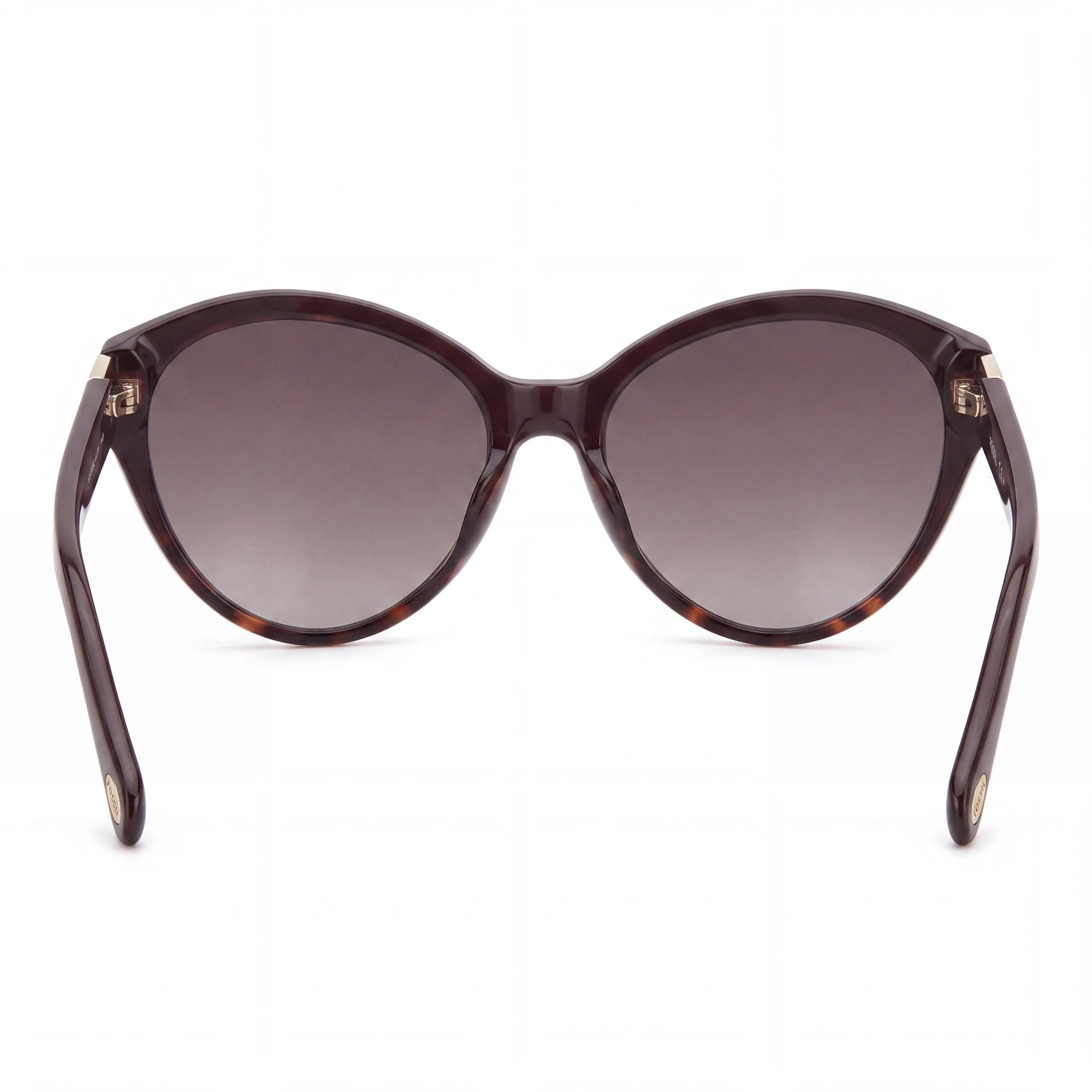 Fossil Modern Women's Propionate Sunglasses with Raspberry/Brown Frame and Brown Shaded Lenses 58-17-140, Photo 3
