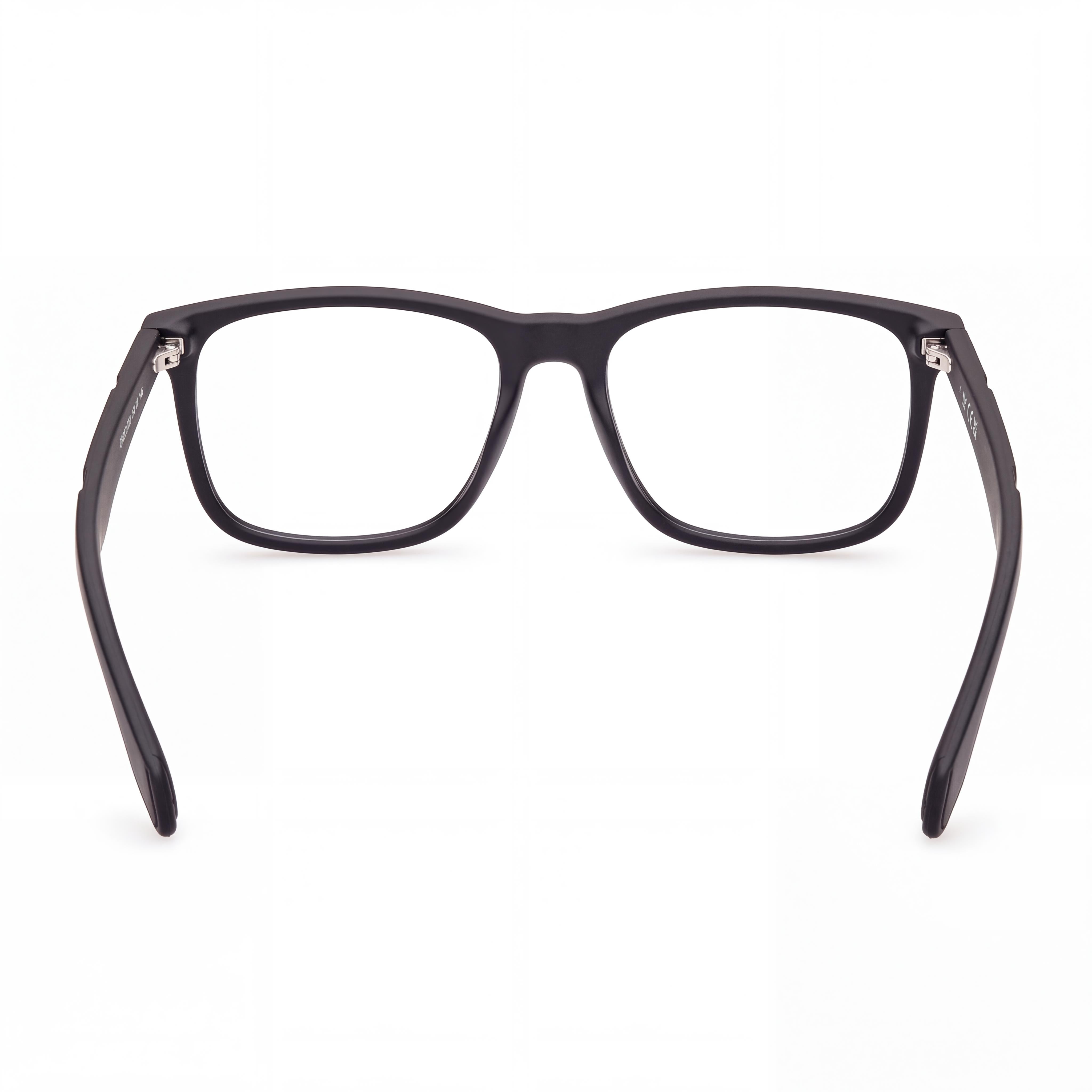 adidas Originals Men's navigator Injected Matte Black Frame Polycarbonate Non- 54mm Eyeglasses, Photo 4