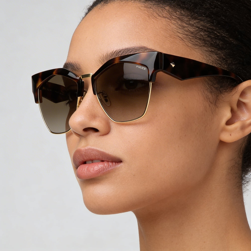 Police Spln59 Gafas de sol Avana Scura Lucida para mujer 56-16-140