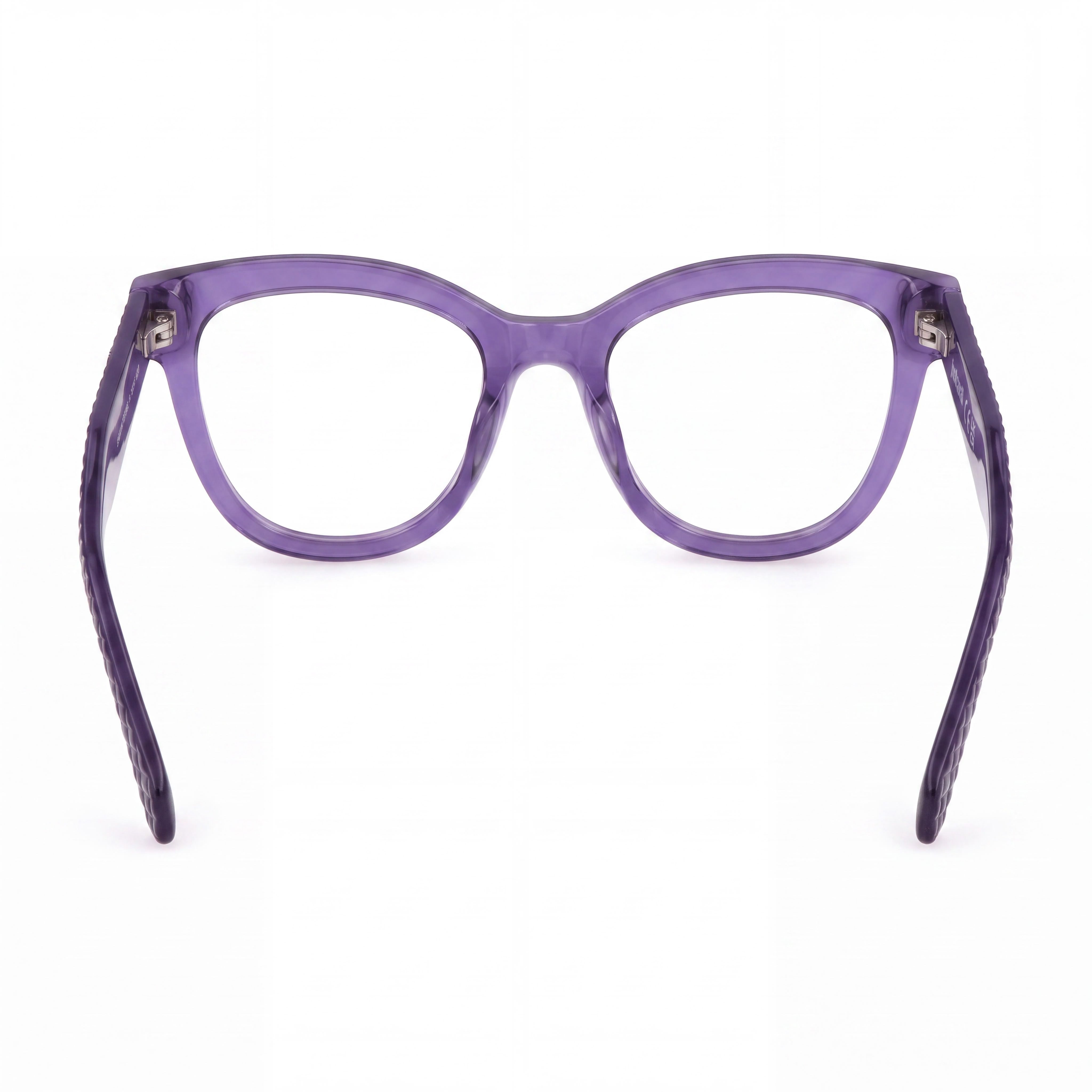 Just Cavalli Vjc004v Women's Acetate Optical Frames in Transparent Violet, Lens 51mm Bridge 20mm Temple 140mm, Photo 3