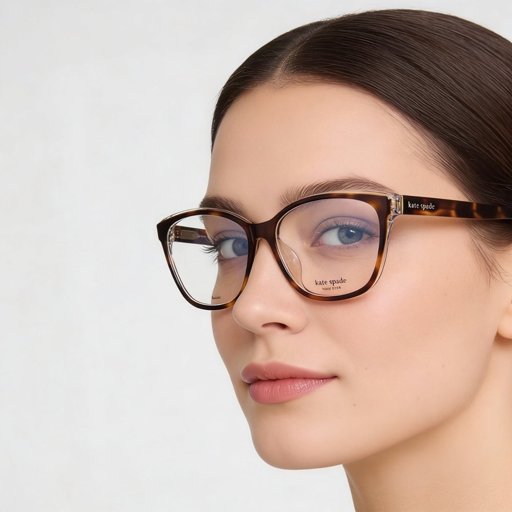 Gafas de sol Kate Spade New York Modern Havana para mujer, sin polarizar, de acetato, de 54 mm