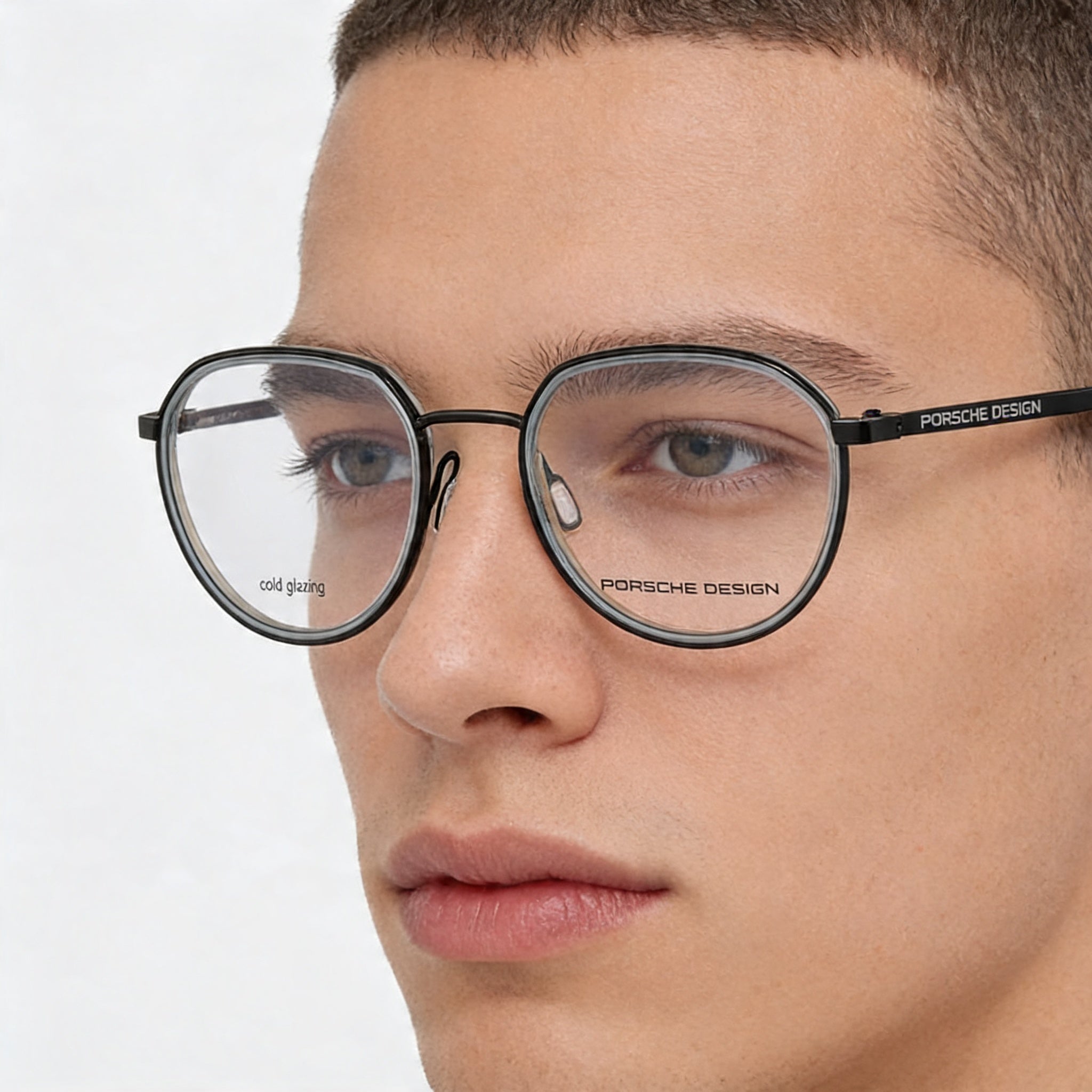 Porsche Modern Unisex RXP Polyamide Black Grey Frame for Optical Prescription Eyeglasses 53-21-145mm, Photo 5