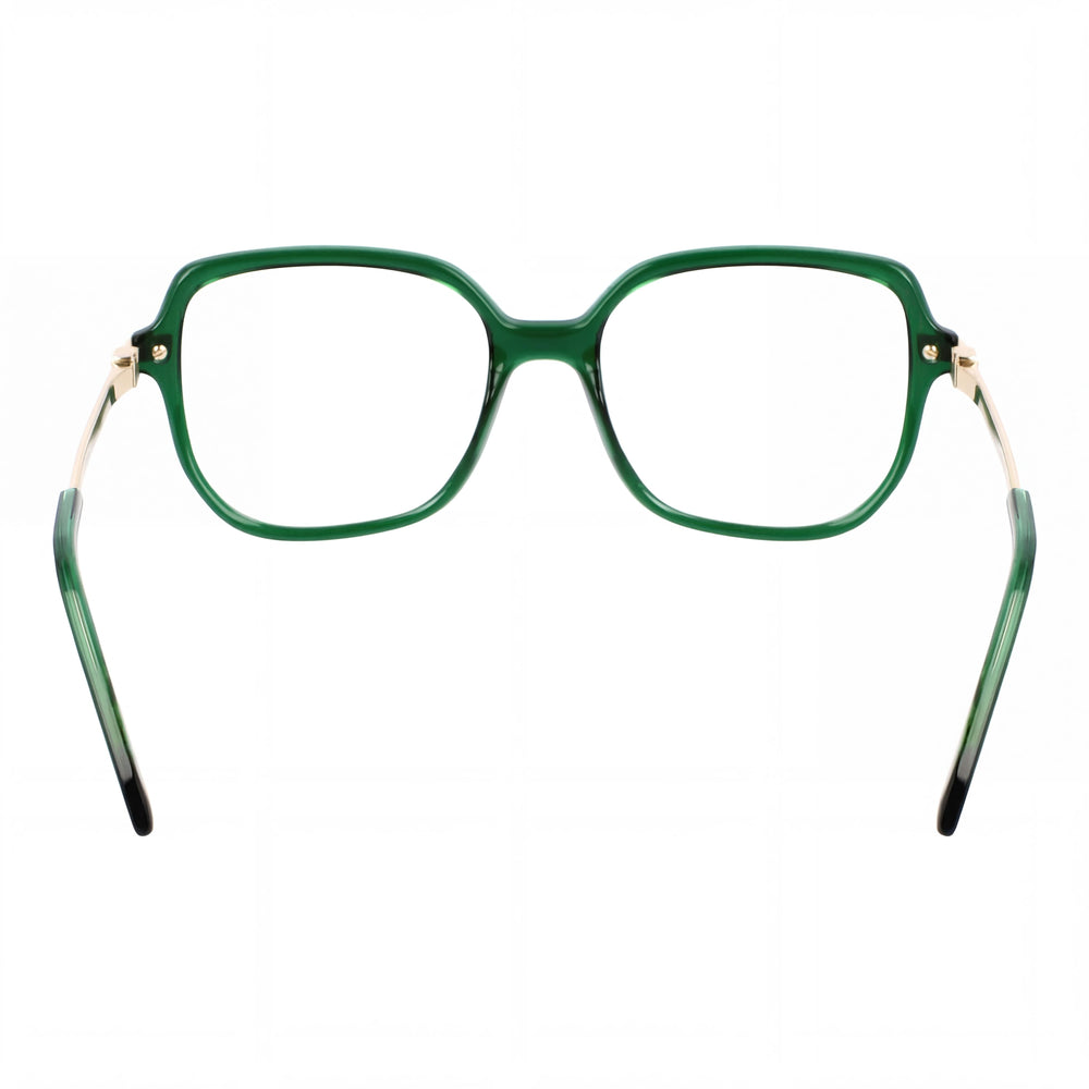 Ferragamo Sf3012 Women's Transparent Green Acetate Frame Eyeglasses, Lens 53mm, Bridge 16mm, Temple 140mm