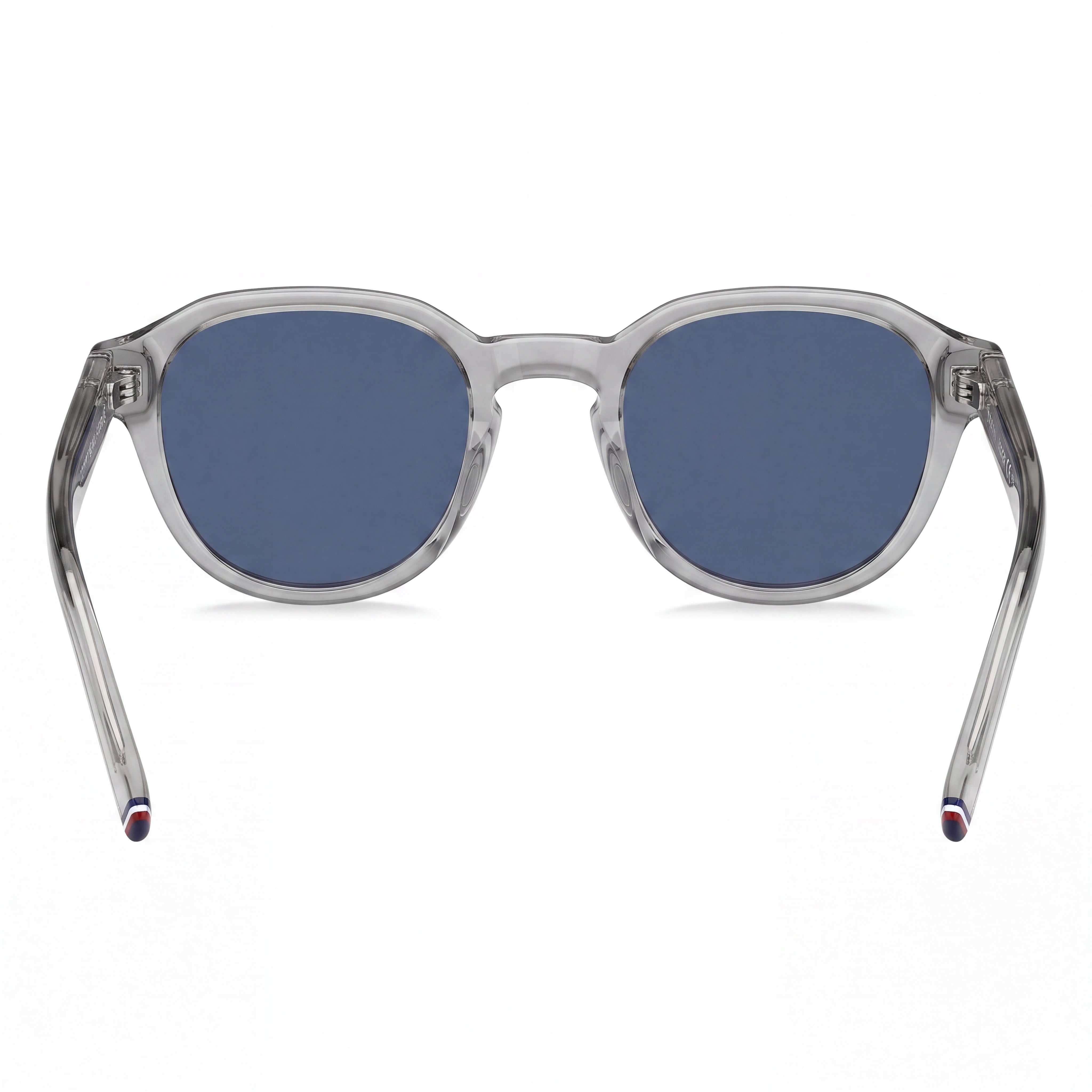 Tommy Hilfiger Modern Women's Rectangular Grey Acetate 49mm Sunglasses with Polycarbonate Lenses and 100% UV Protection, Photo 3