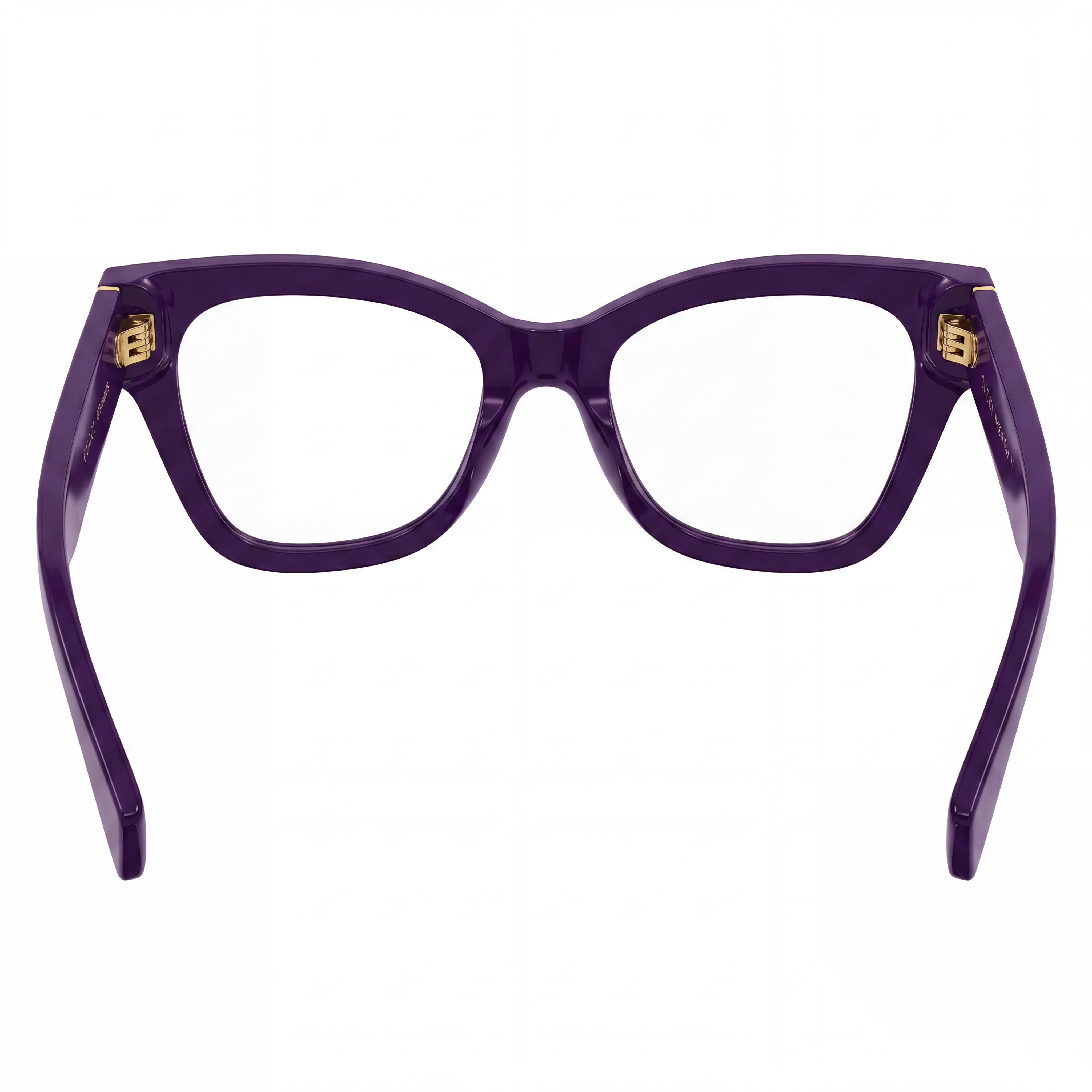 Gucci GG1133O 002 Shiny Violet Cat Eye Eyeglasses for Women, 52mm, Photo 4