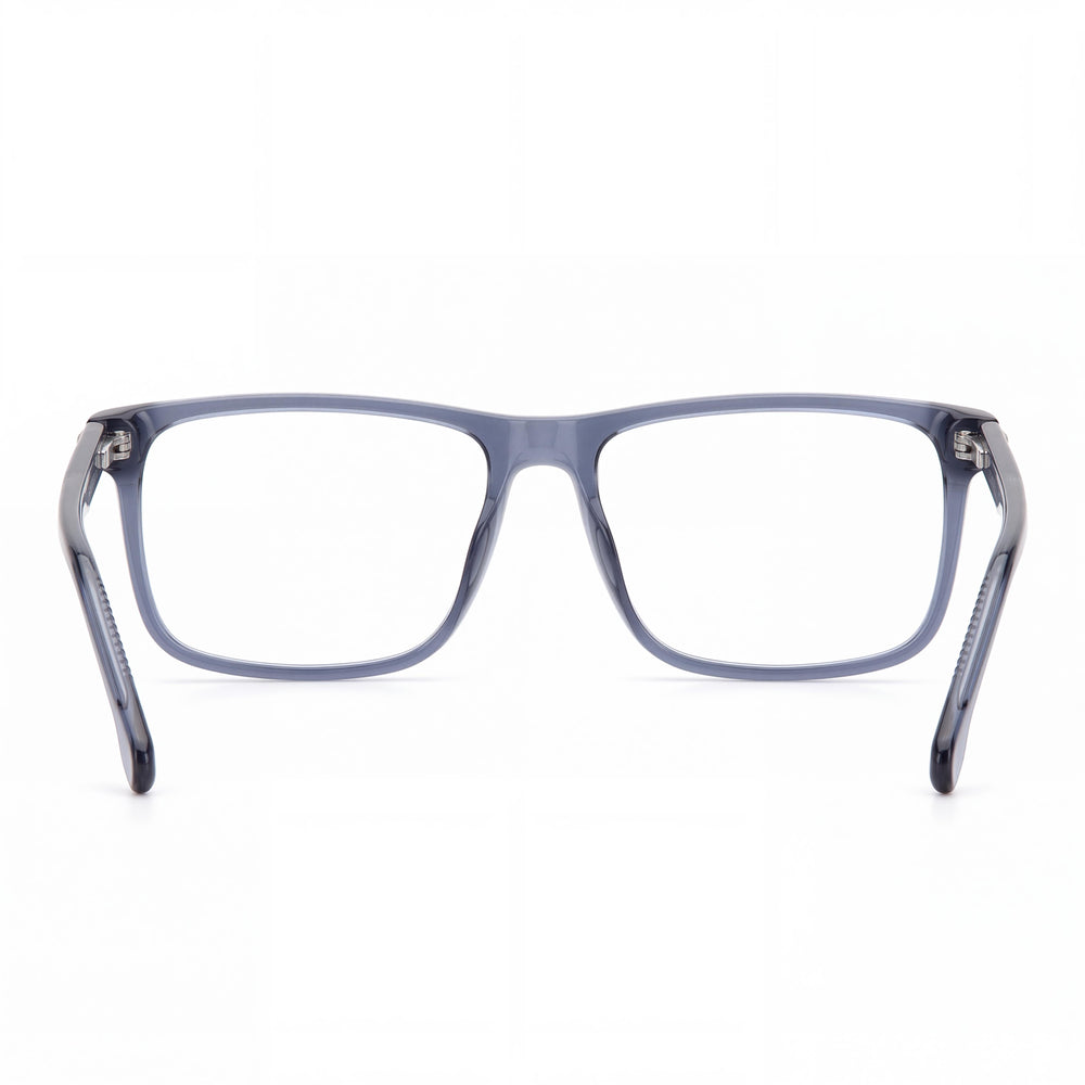 Gafas unisex Carrera Carrera 286 con montura de plástico azul transparente y lentes de policarbonato azul de 57 mm