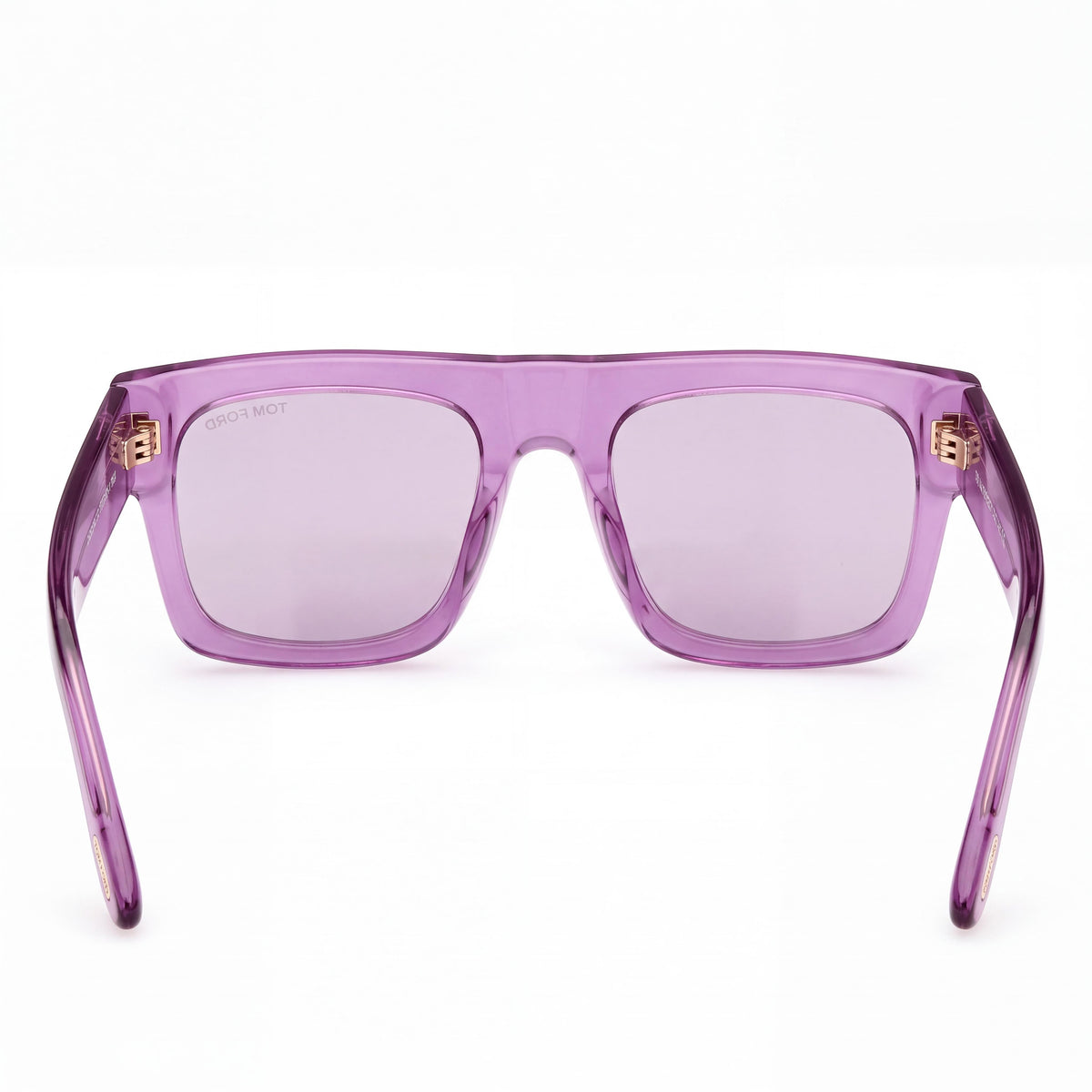 Tom Ford FT0711 84V Unisex Non-Polarized Sunglasses, Transparent Violet Pantographed Plastic Frame, 53mm, Photo 4